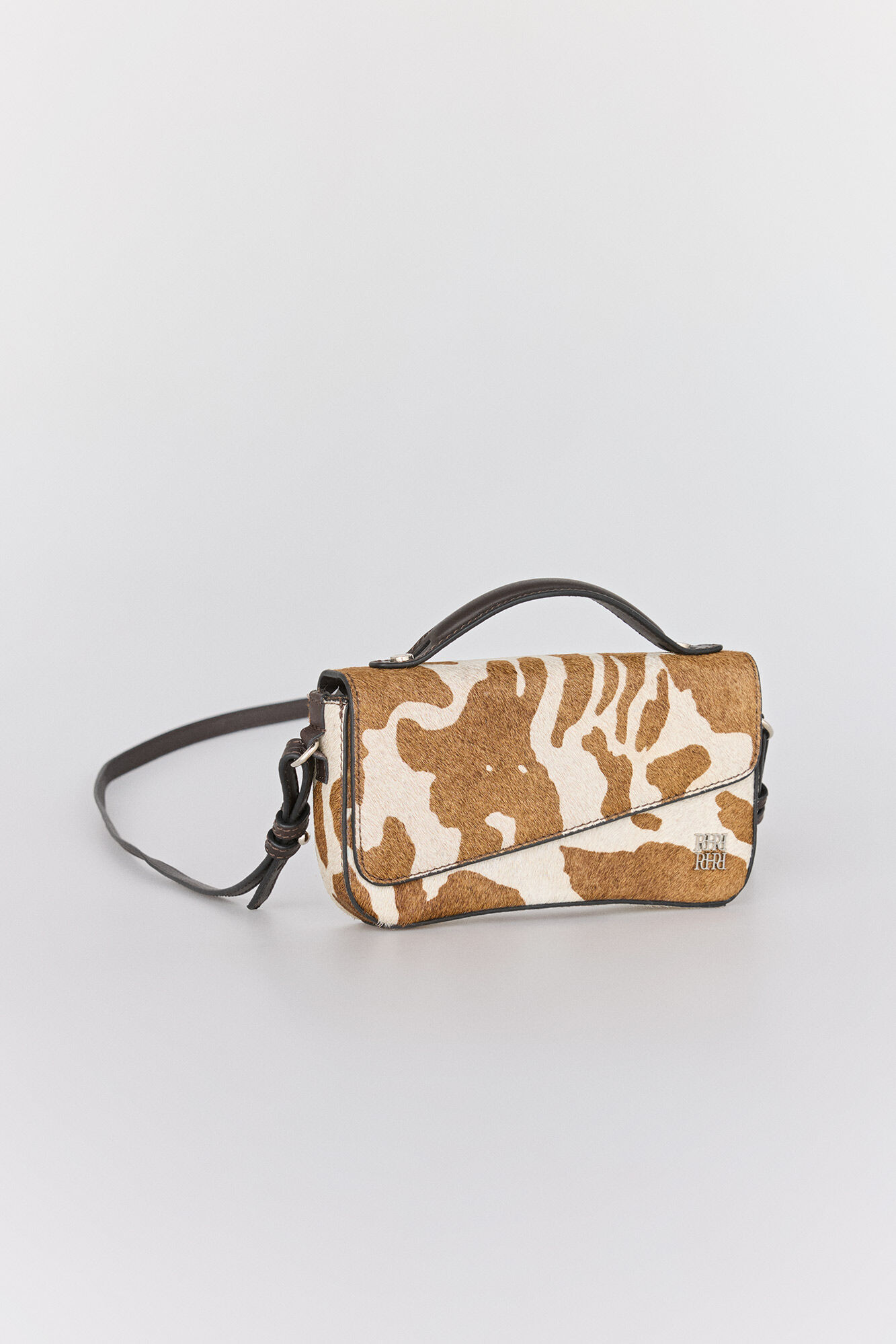 Pedro del Hierro Brown cow print crossbody bag ( leather) Several