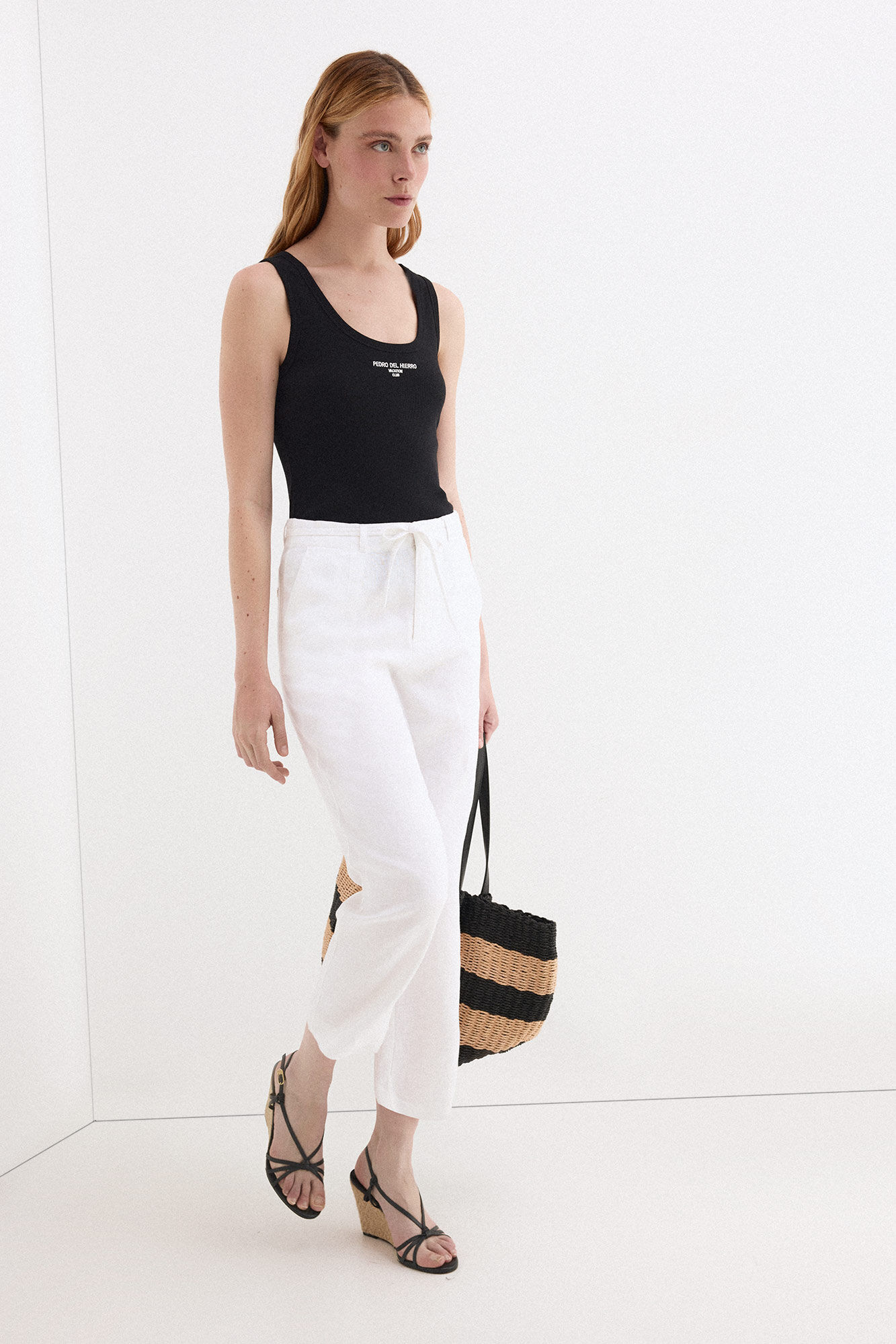 Pedro del Hierro Classic straight trousers