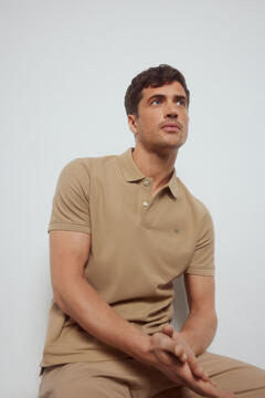 Pedro del Hierro Essential polo shirt Beige