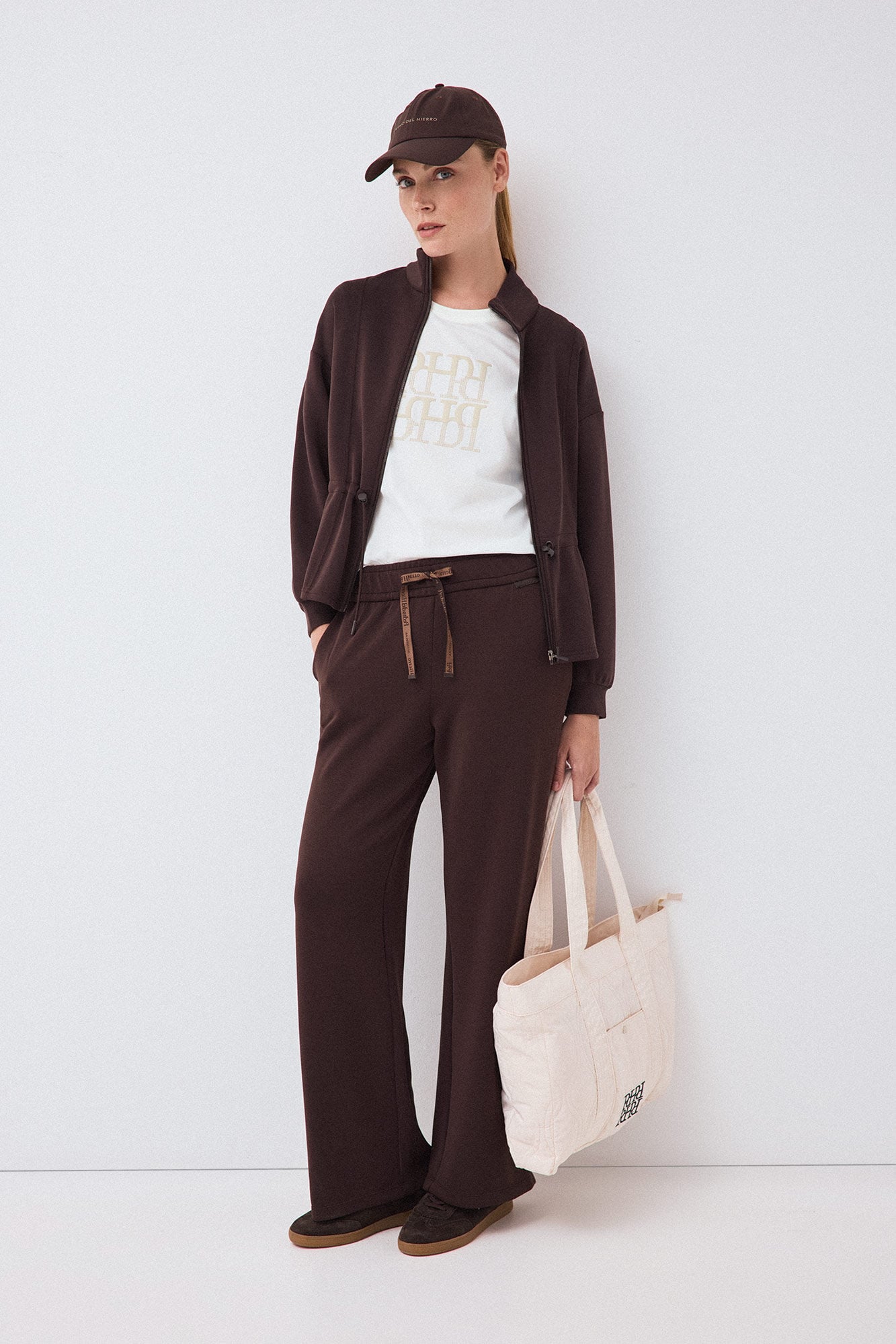 Pedro del Hierro Straight soft touch trousers