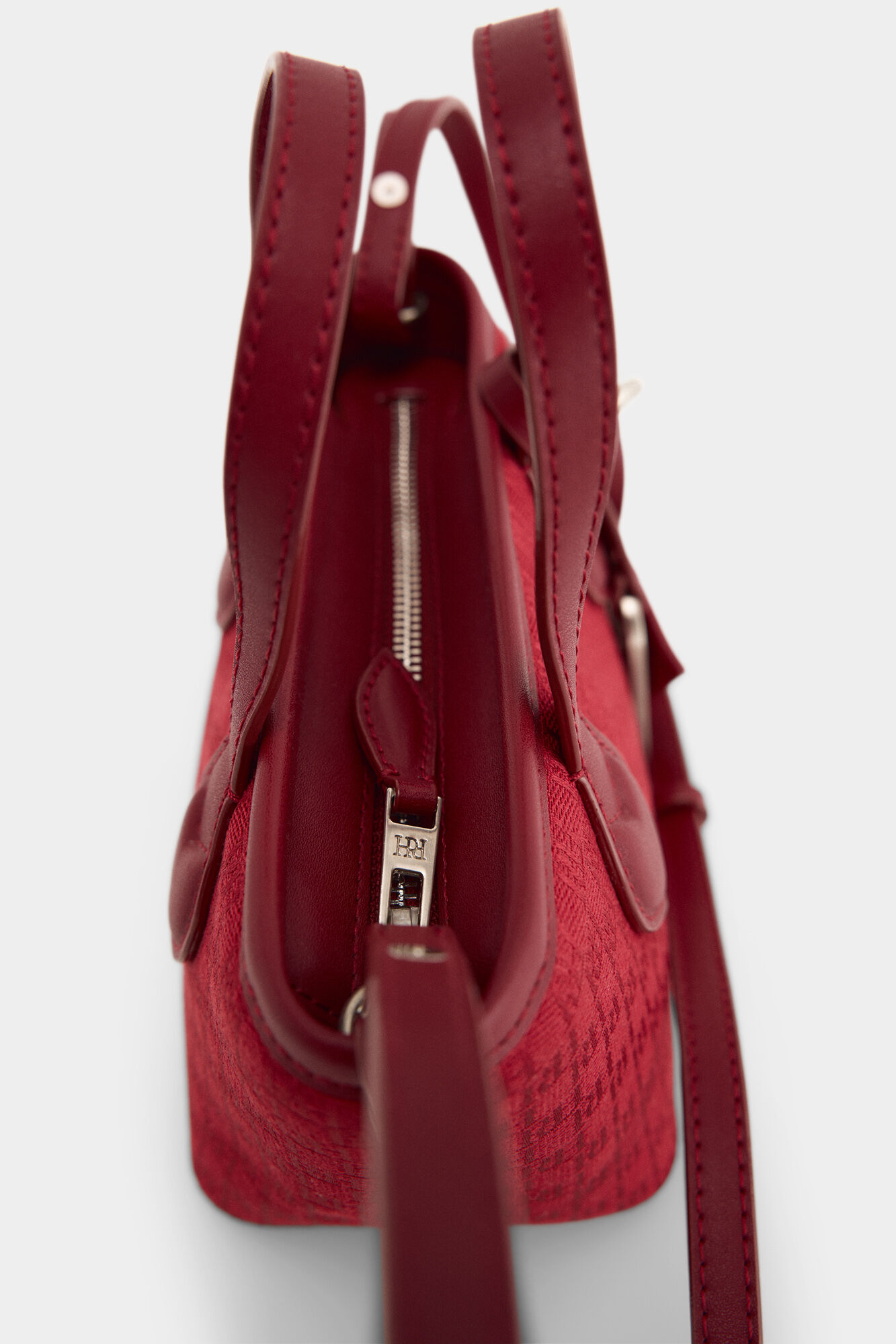 Pedro del Hierro Jacquard mini shopper bag