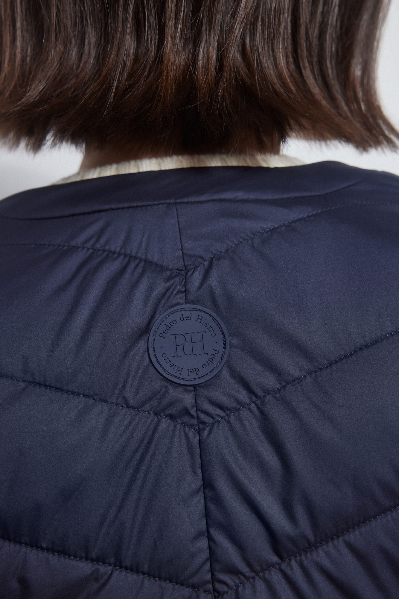 Pedro del Hierro Chaqueta corta ultralight reversible Azul