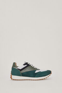 Pedro del Hierro Rubber-soled sneaker  Green
