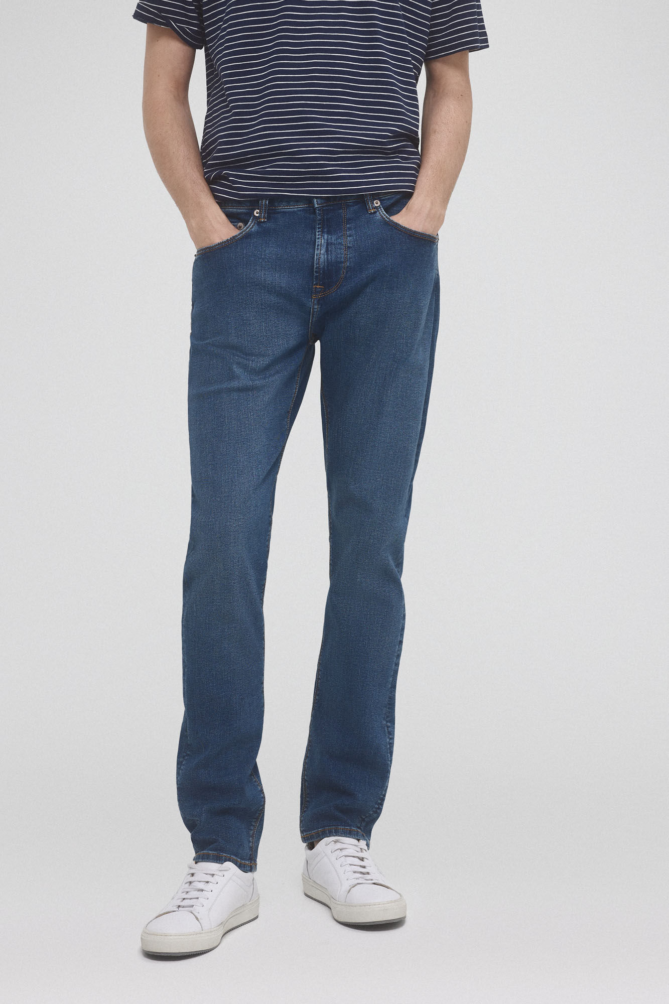 Pedro del Hierro Slim fit Premium Flex lightweight jeans Blue