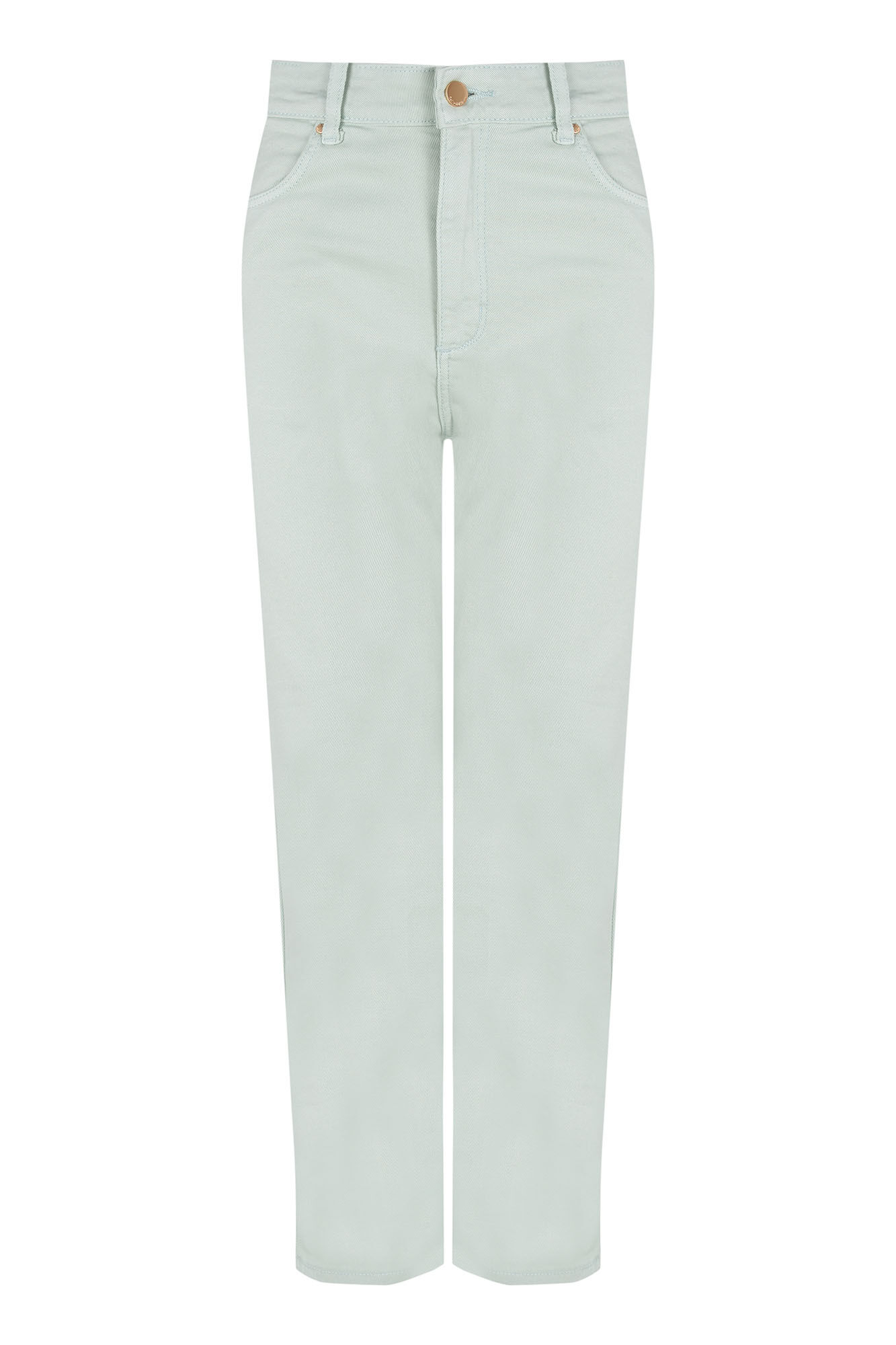 Pedro del Hierro Jeans straight capri basic Turquesa