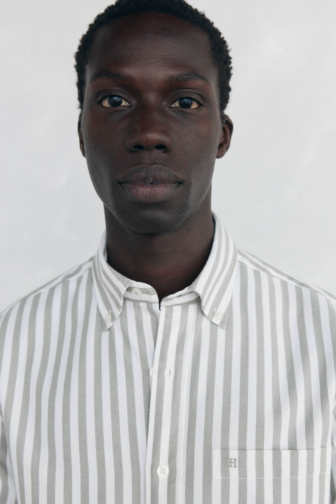 Pedro del Hierro Brushed Oxford Striped Shirt