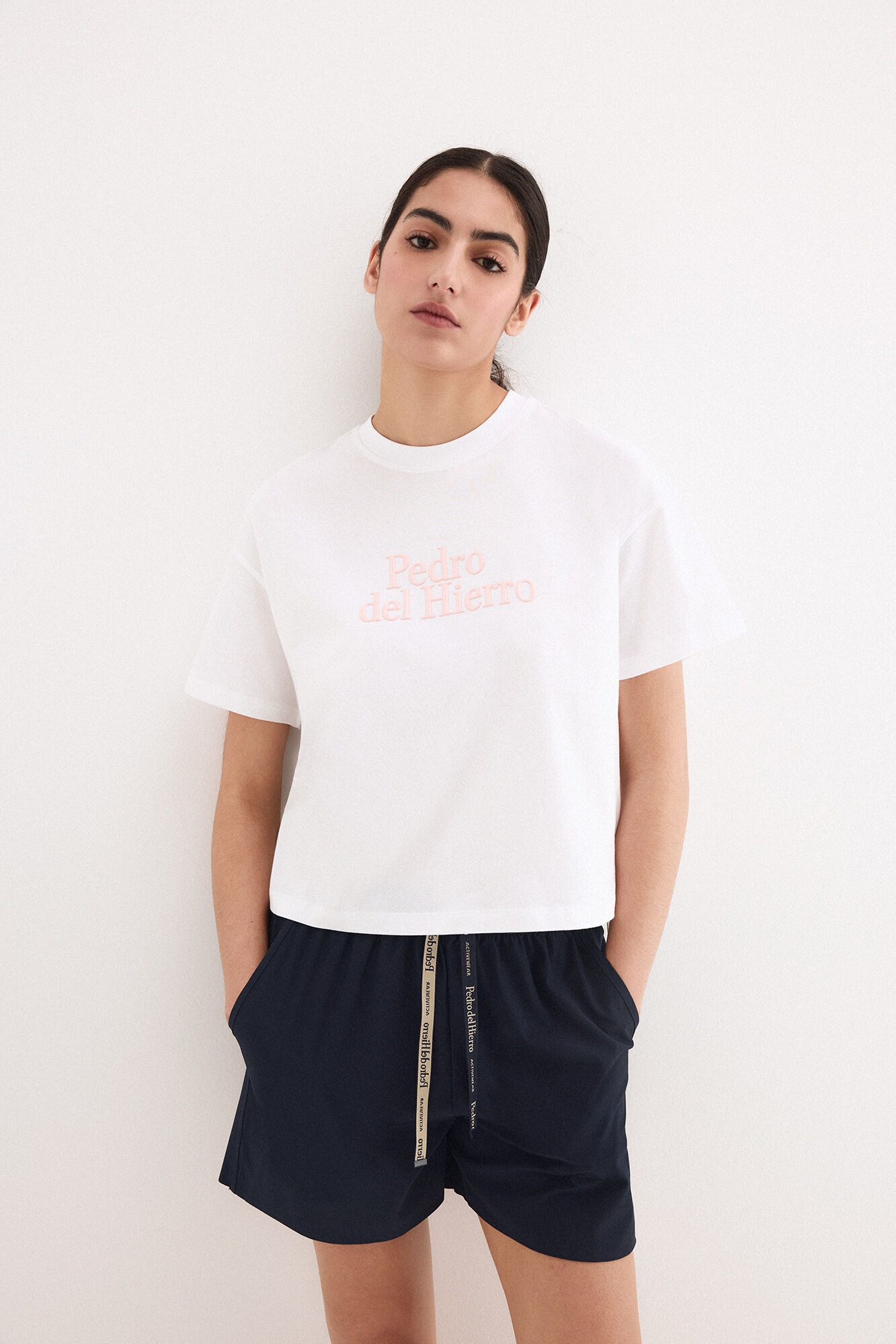 Pedro del Hierro Oversize activewear logo T-shirt
