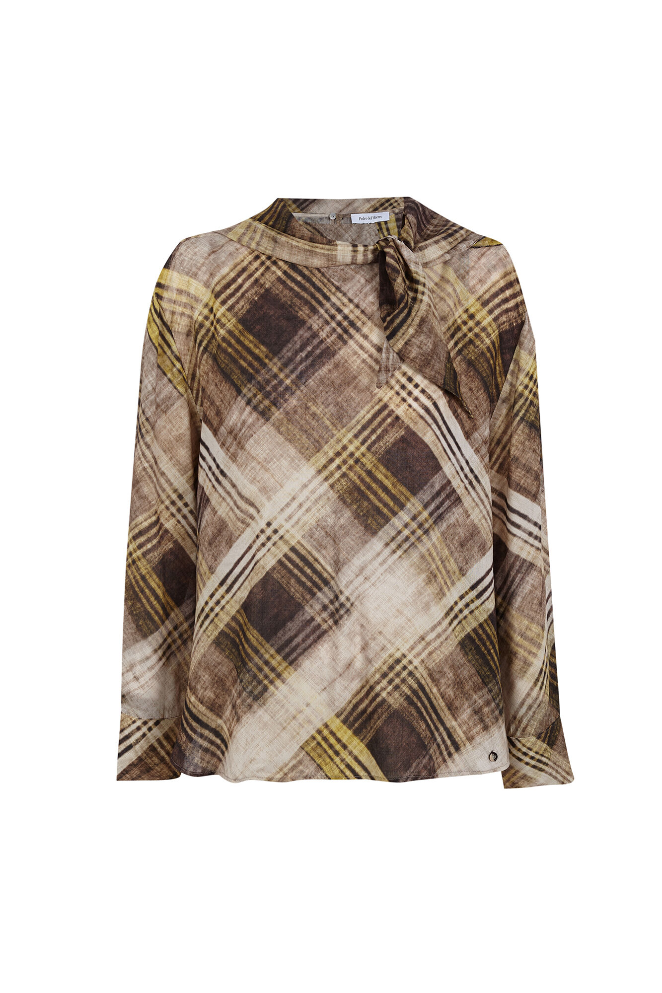 Pedro del Hierro Printed scarf blouse