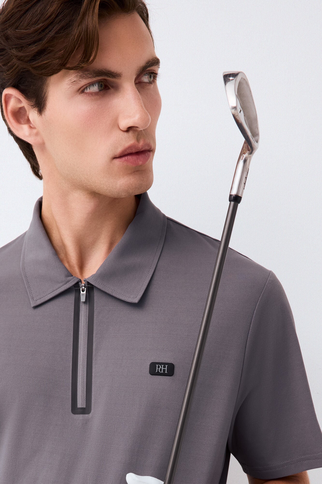 Pedro del Hierro Golf technical polo shirt with zip fastening neck