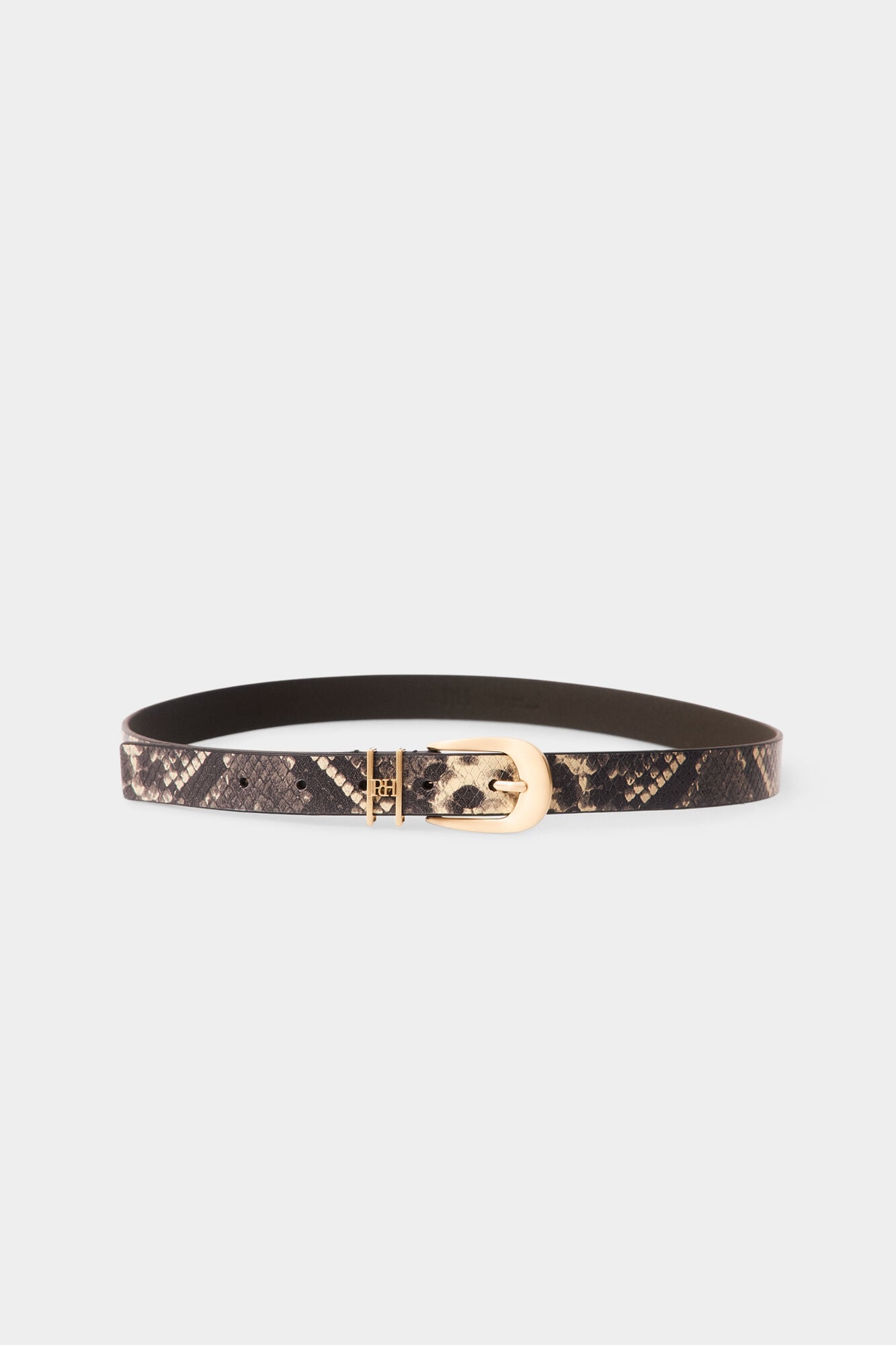 Pedro del Hierro Cinto serpente Beige