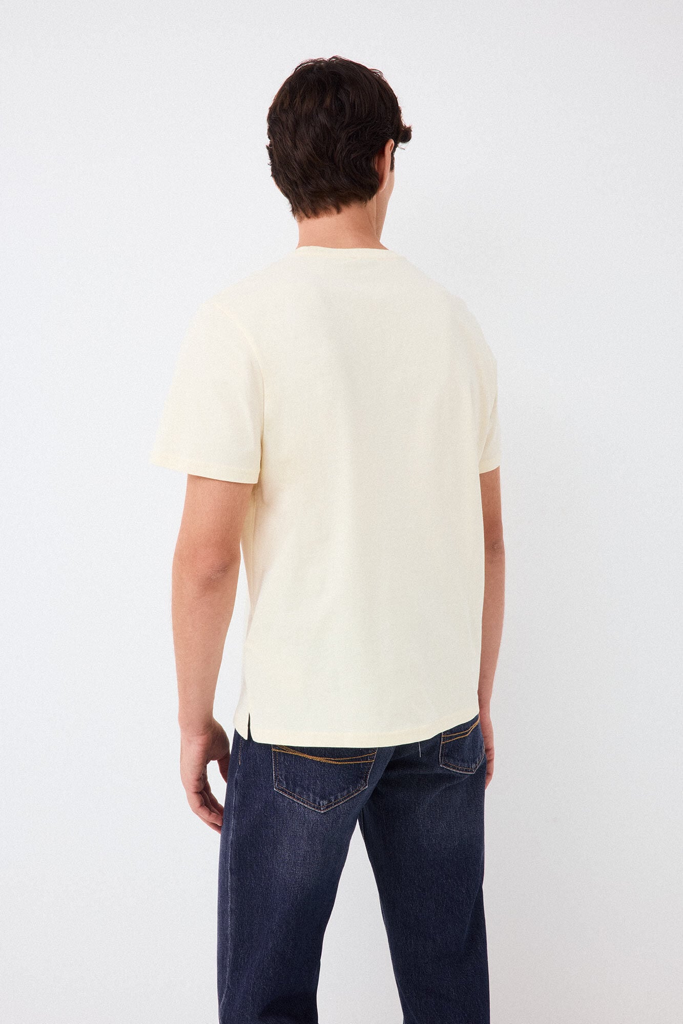 Pedro del Hierro Camiseta logo Amarillo