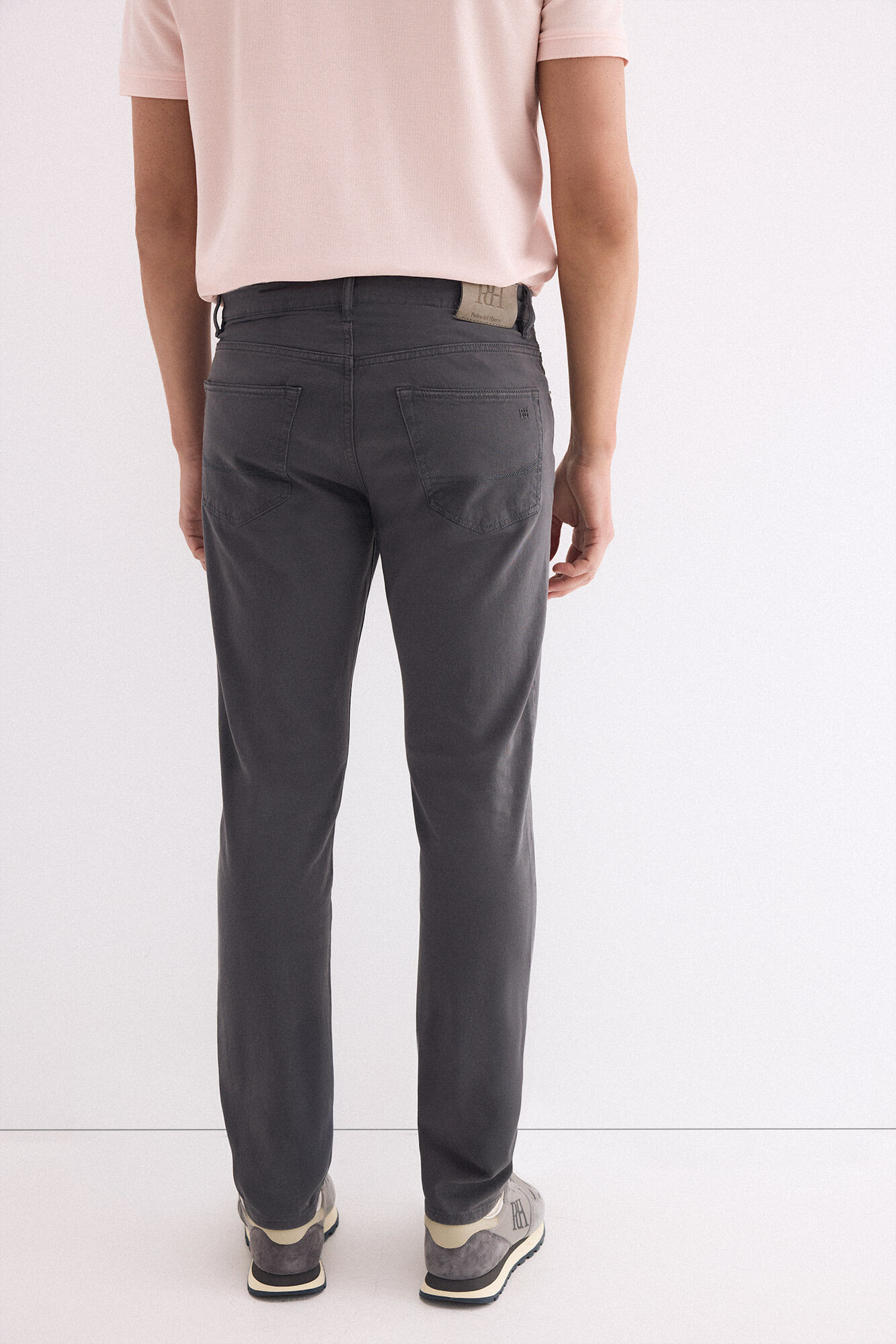 Pedro del Hierro Slim fit 5-pocket trousers Grey
