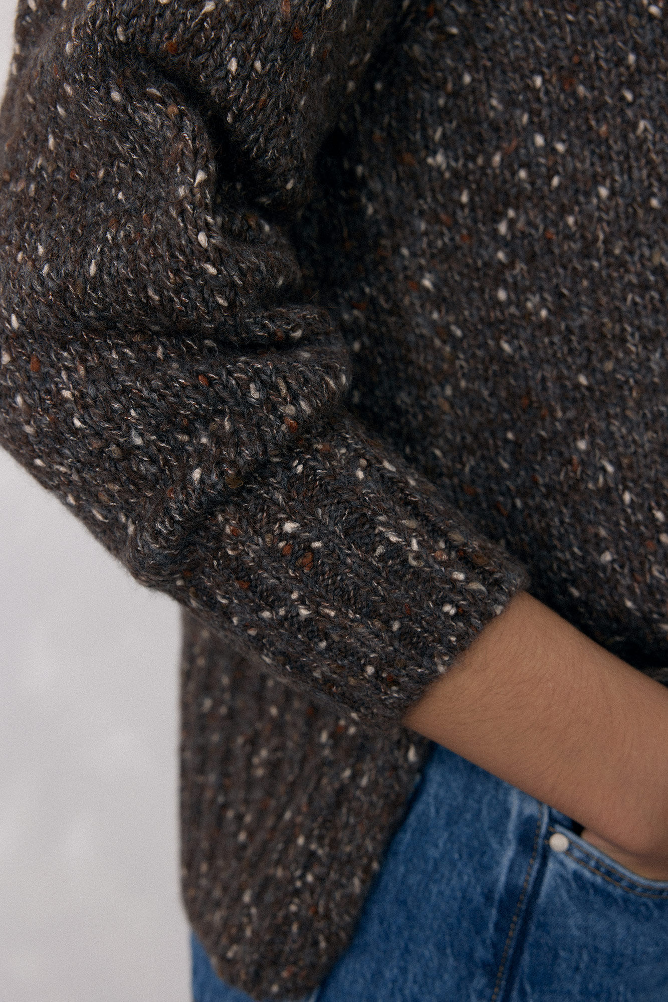 Pedro del Hierro Perkins fantasy jumper Brown