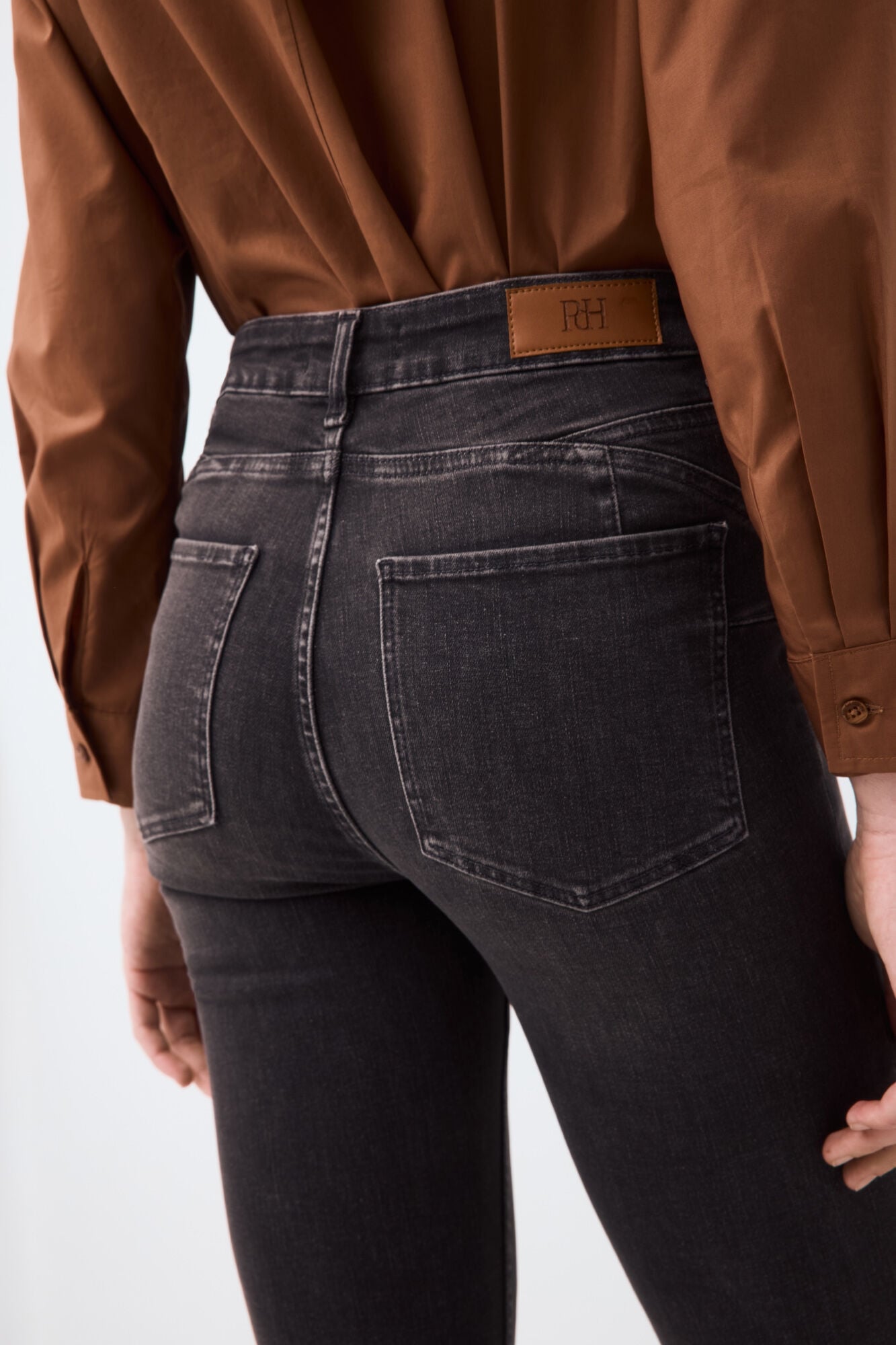 Pedro del Hierro Basic push up stove pipe jeans Grey