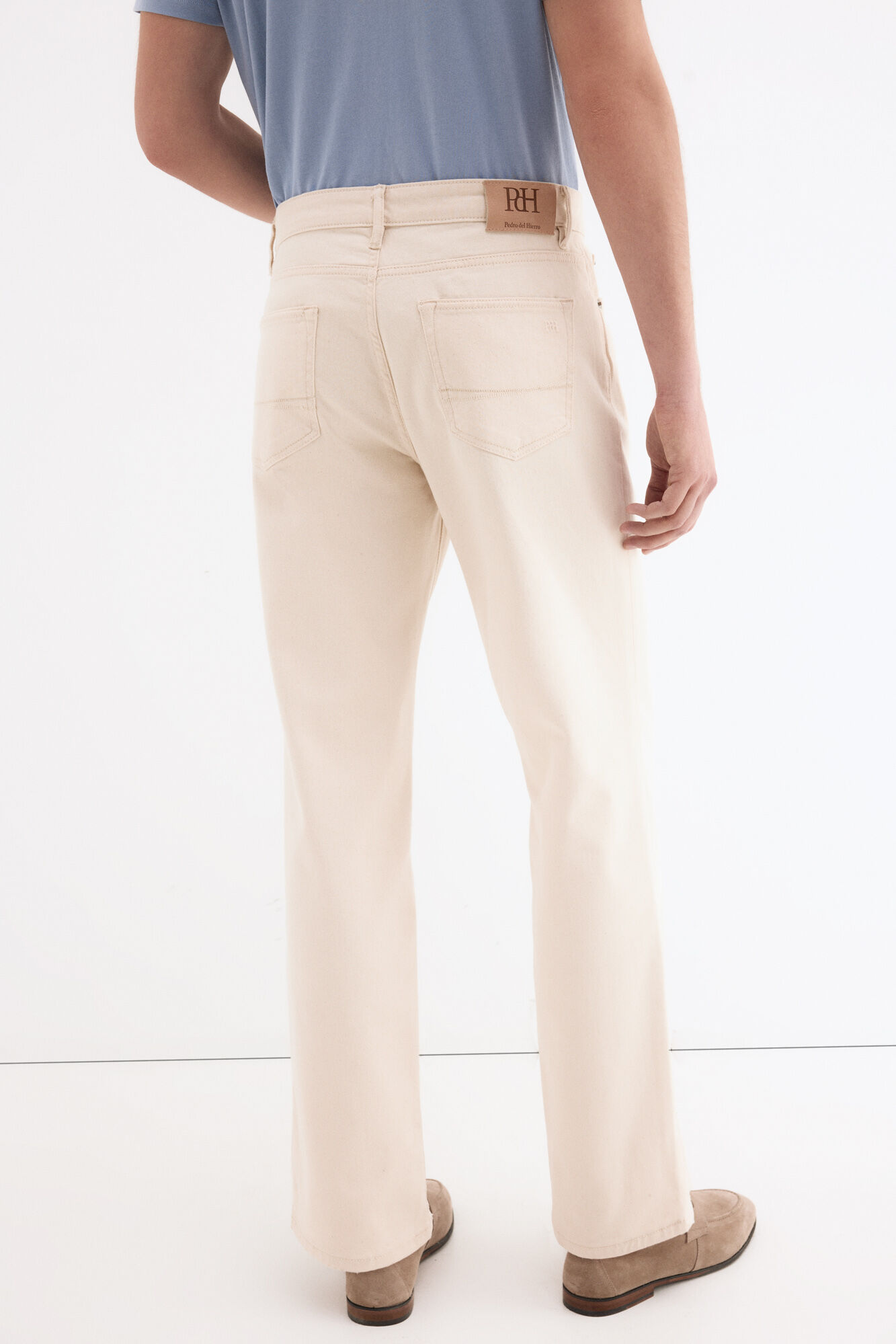 Pedro del Hierro Ecru denim new straight jeans Ecru