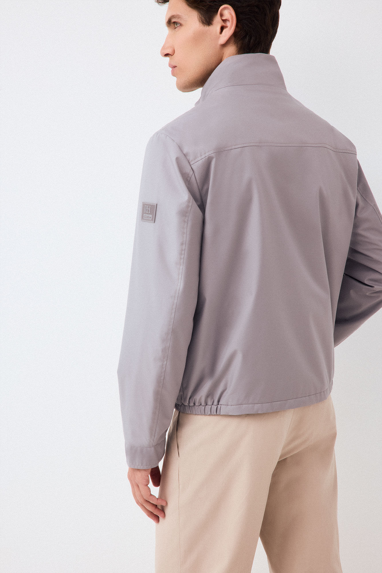 Pedro del Hierro Lightweight technical jacket Grey