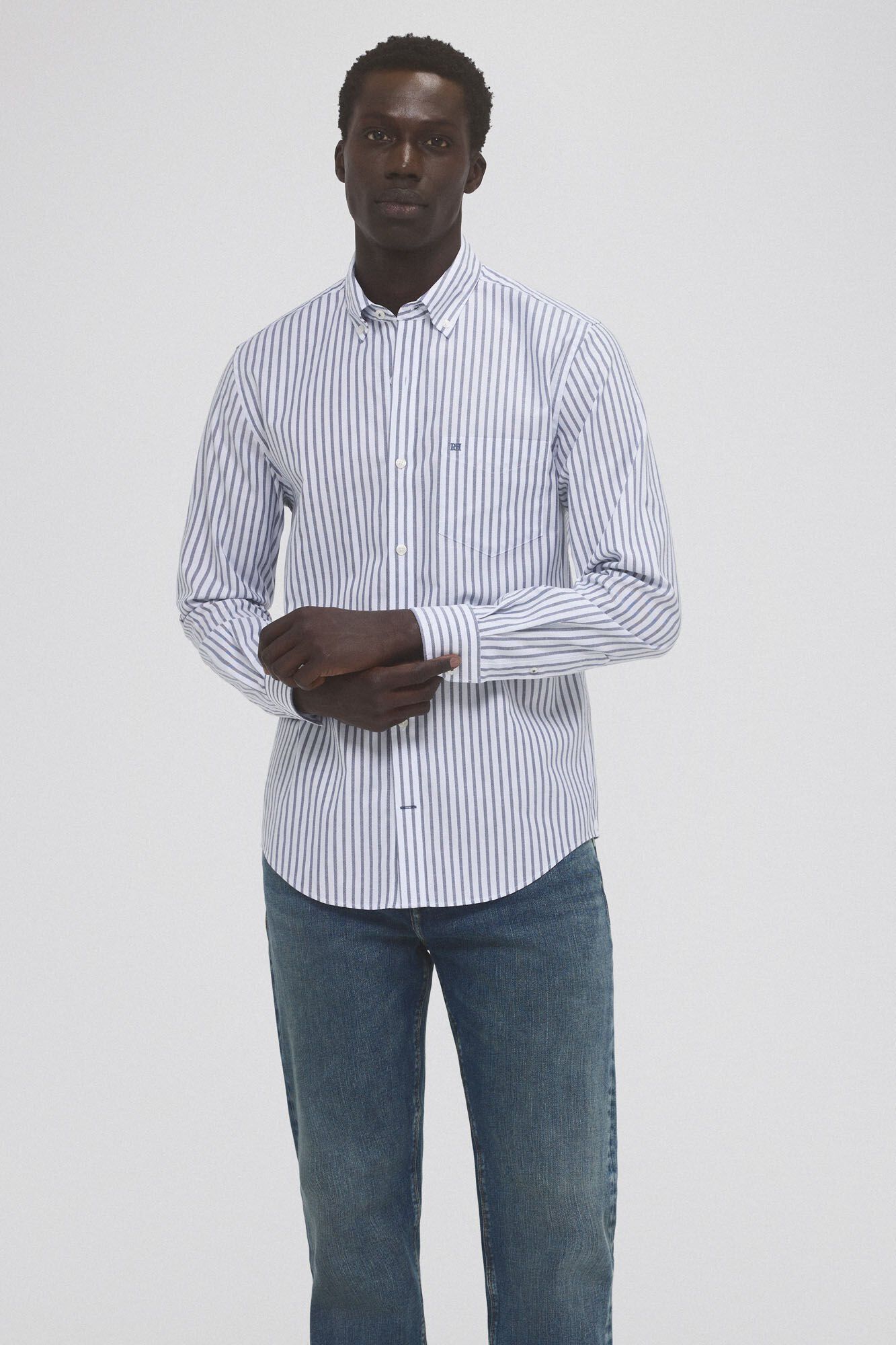 Pedro del Hierro Plain non-iron oxford shirt