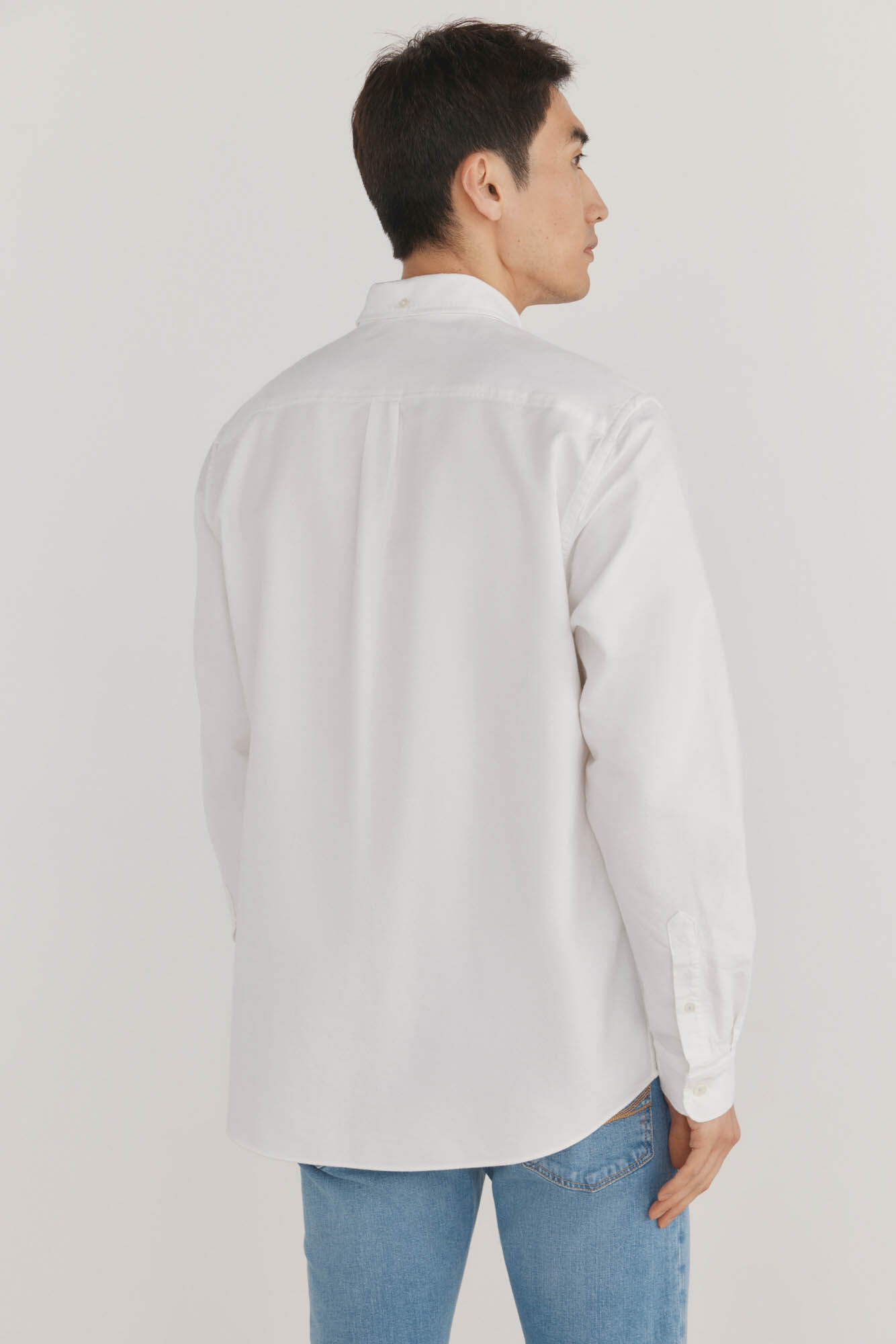 Pedro del Hierro Iconic plain oxford shirt White