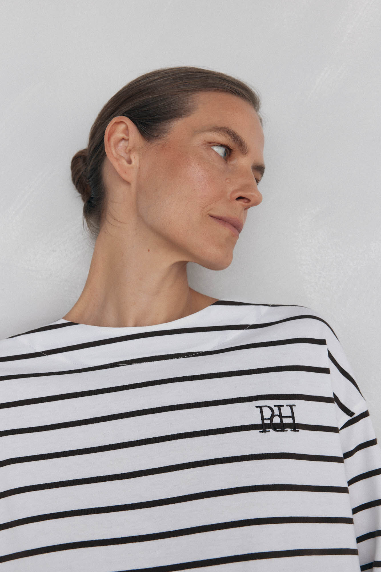 Pedro del Hierro Spanish cotton sailor t-shirt White