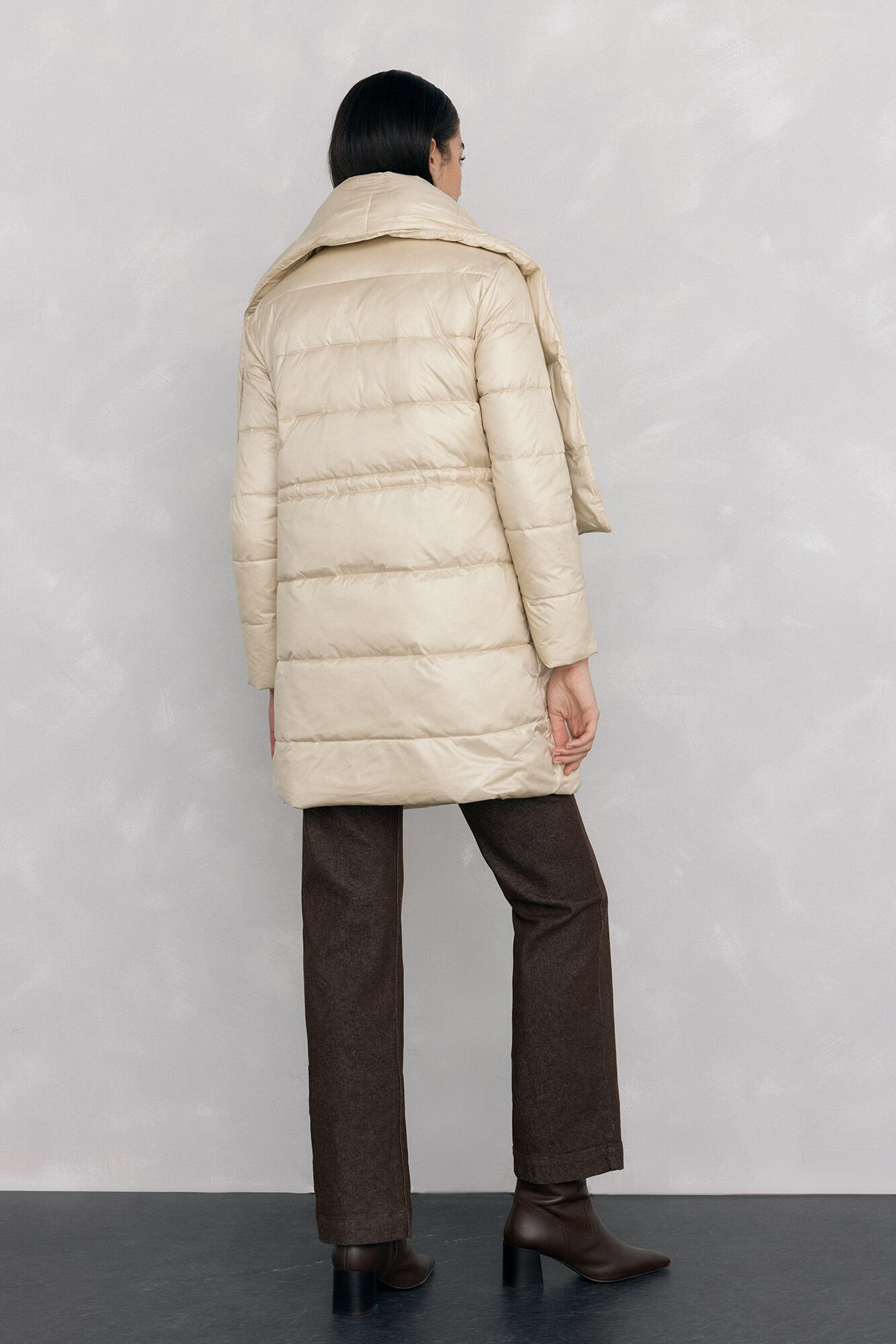 Pedro del Hierro Parka longo Ecru
