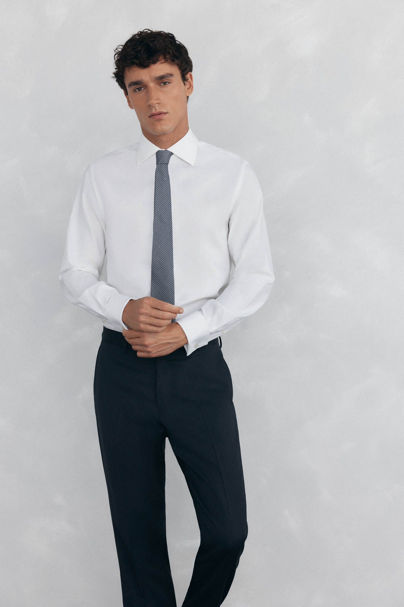Pedro del Hierro Shirt with cufflinks, non-iron and stain-resistant