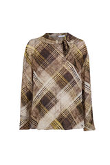 Pedro del Hierro Printed scarf blouse White