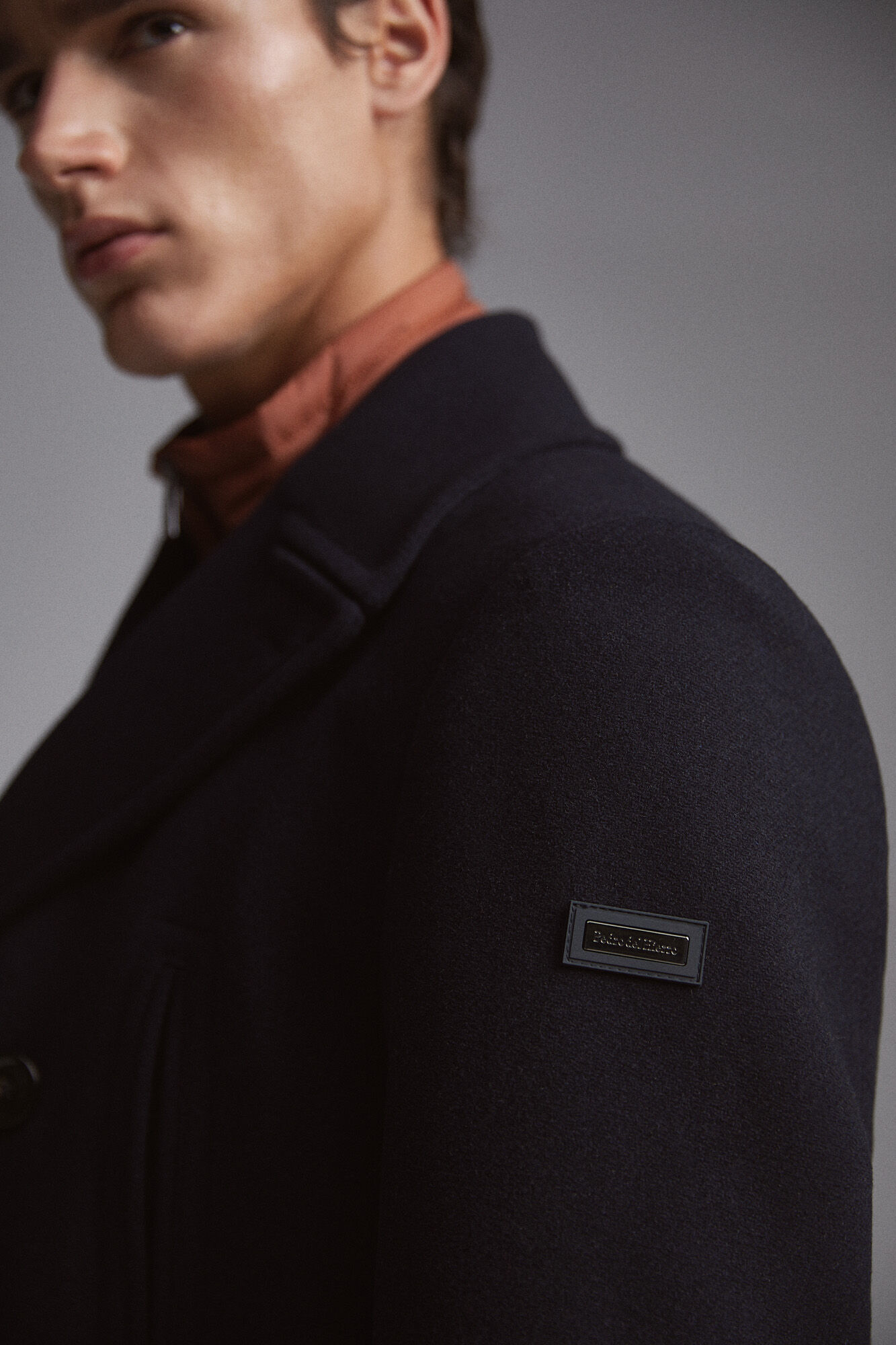 Pedro del Hierro Casaco cruzado Azul