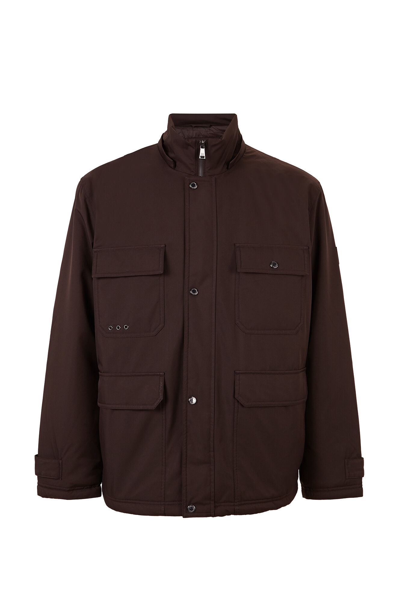 Pedro del Hierro Four-pocket field jacket Brown