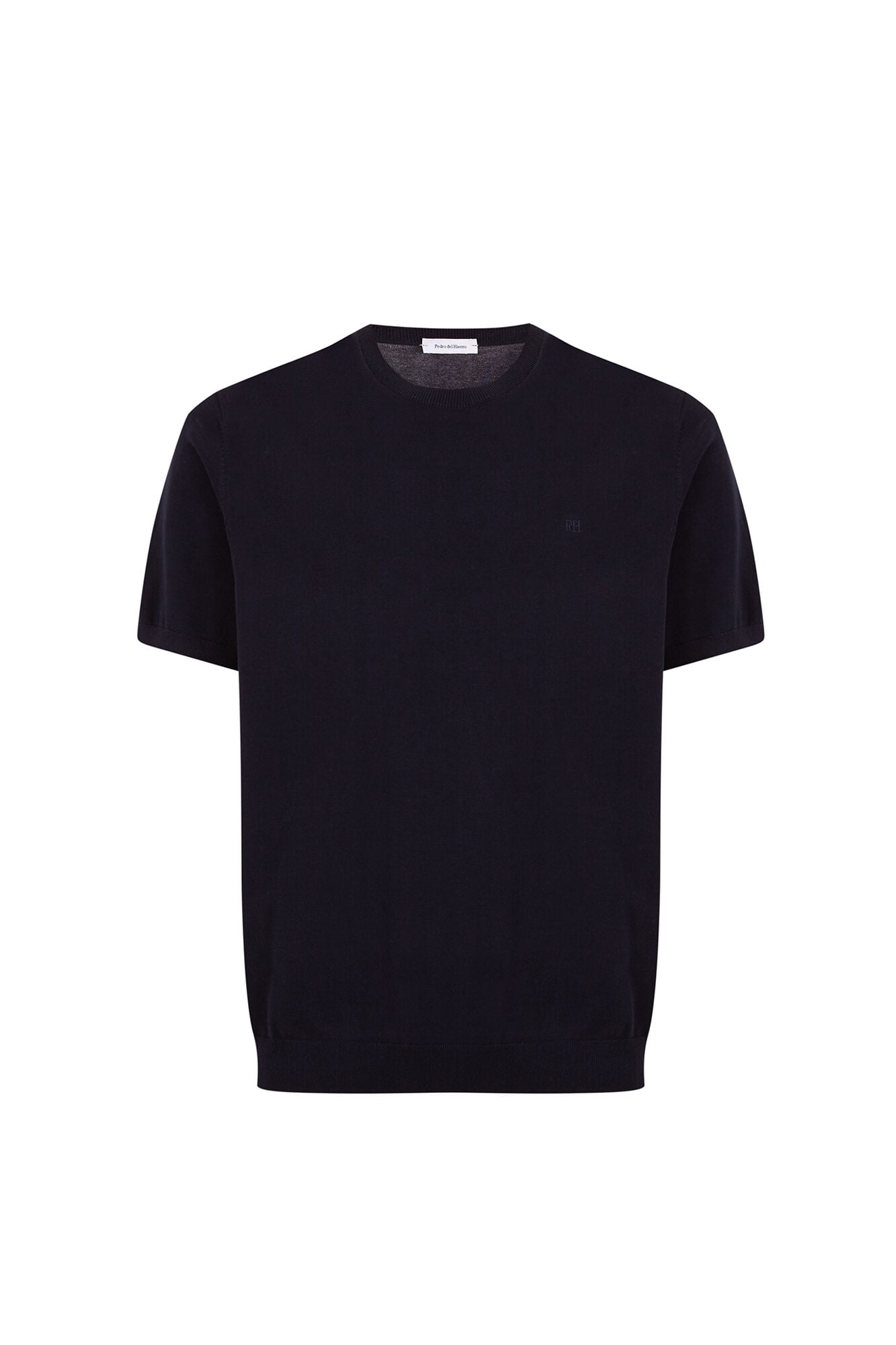 Pedro del Hierro Cotton premium jersey-knit T-shirt Blue