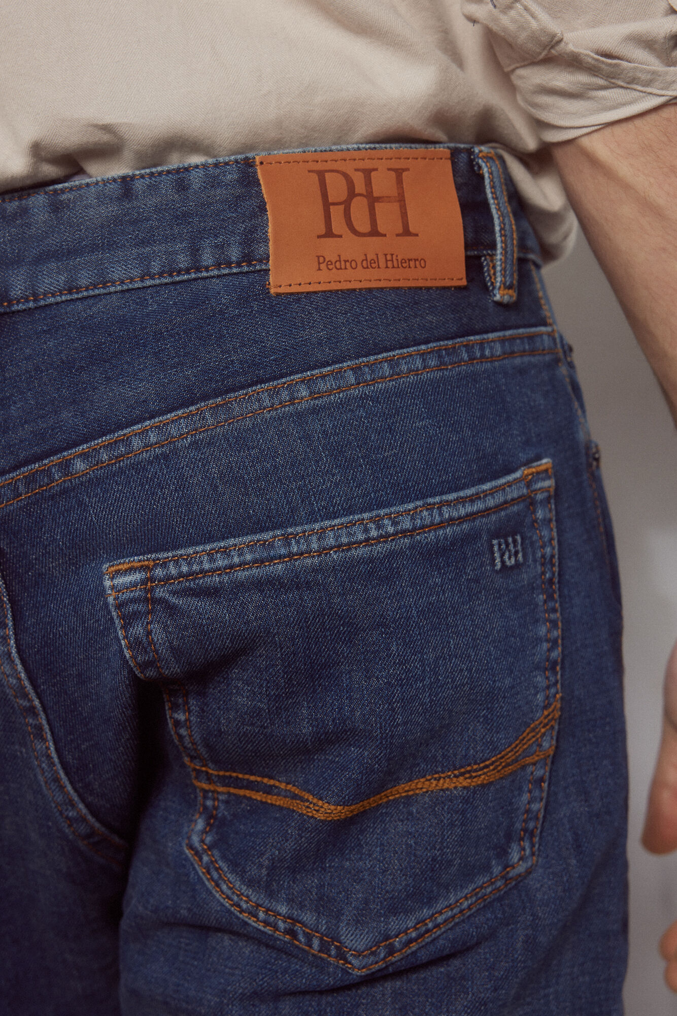 Pedro del Hierro Pantal&oacute;n vaquero premium flex regular fit Azul