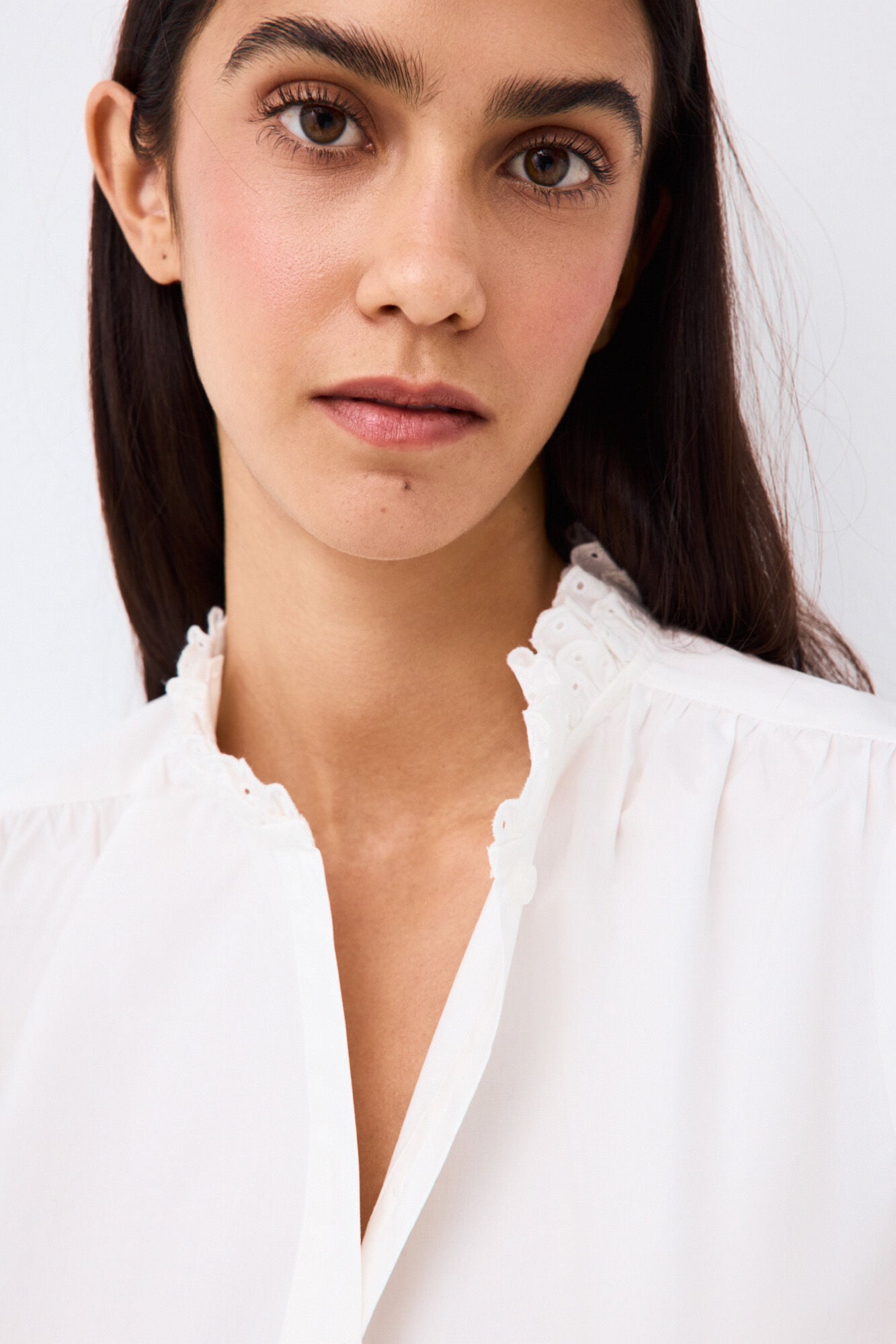 Pedro del Hierro Embroidered shirt White