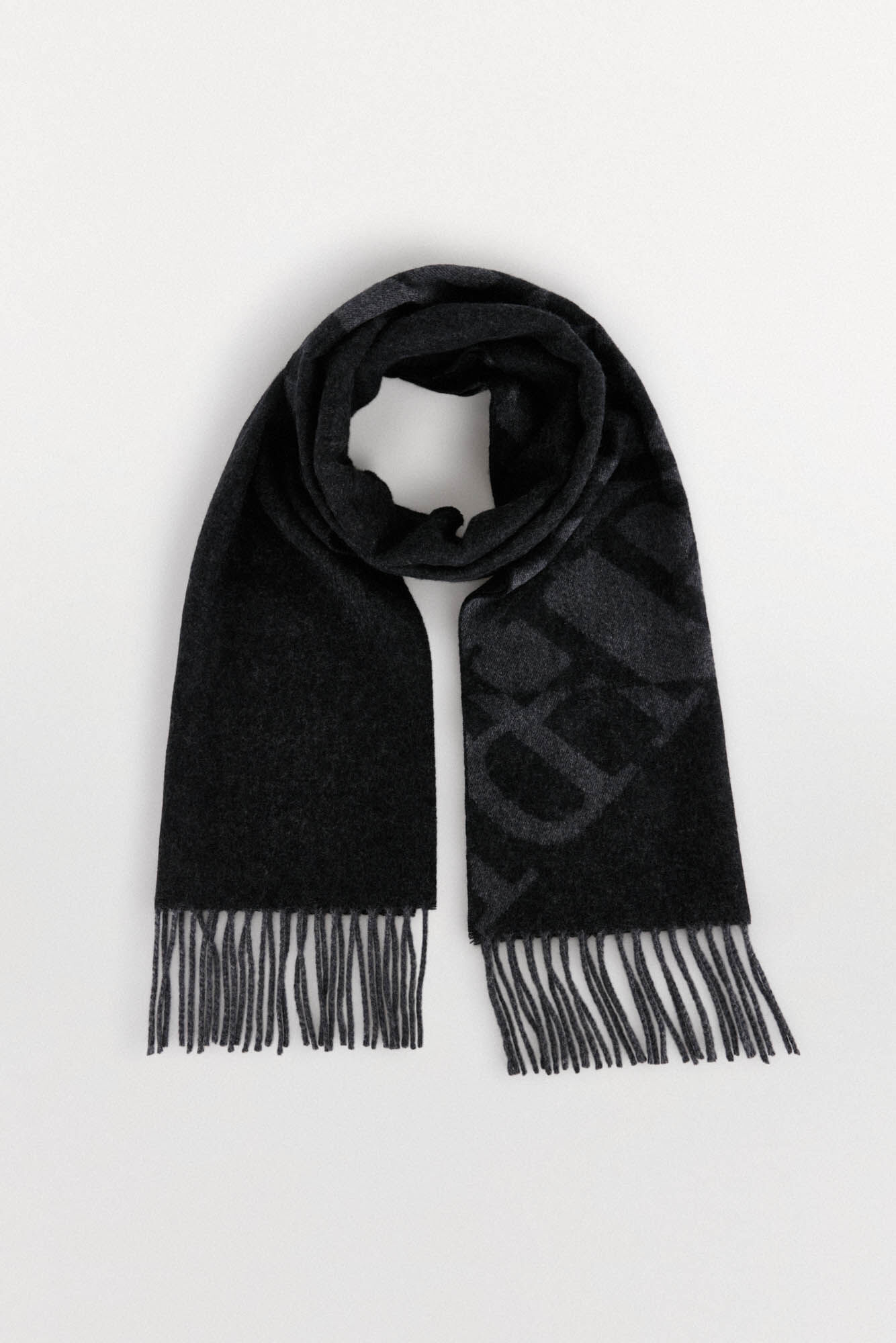 Pedro del Hierro Fabric scarf Grey