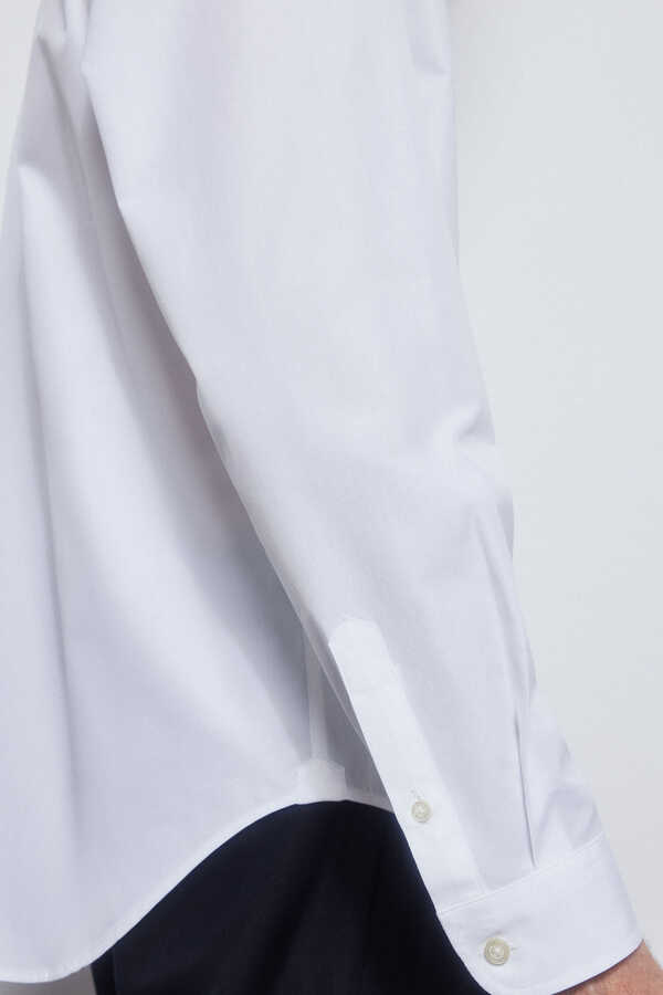 Pedro del Hierro Italian poplin shirt White