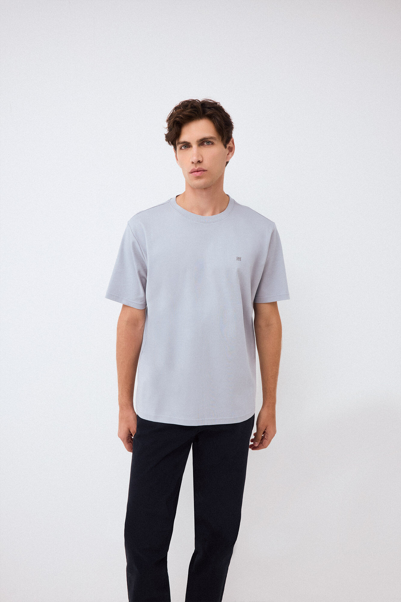 Pedro del Hierro Plain mercerized T-shirt