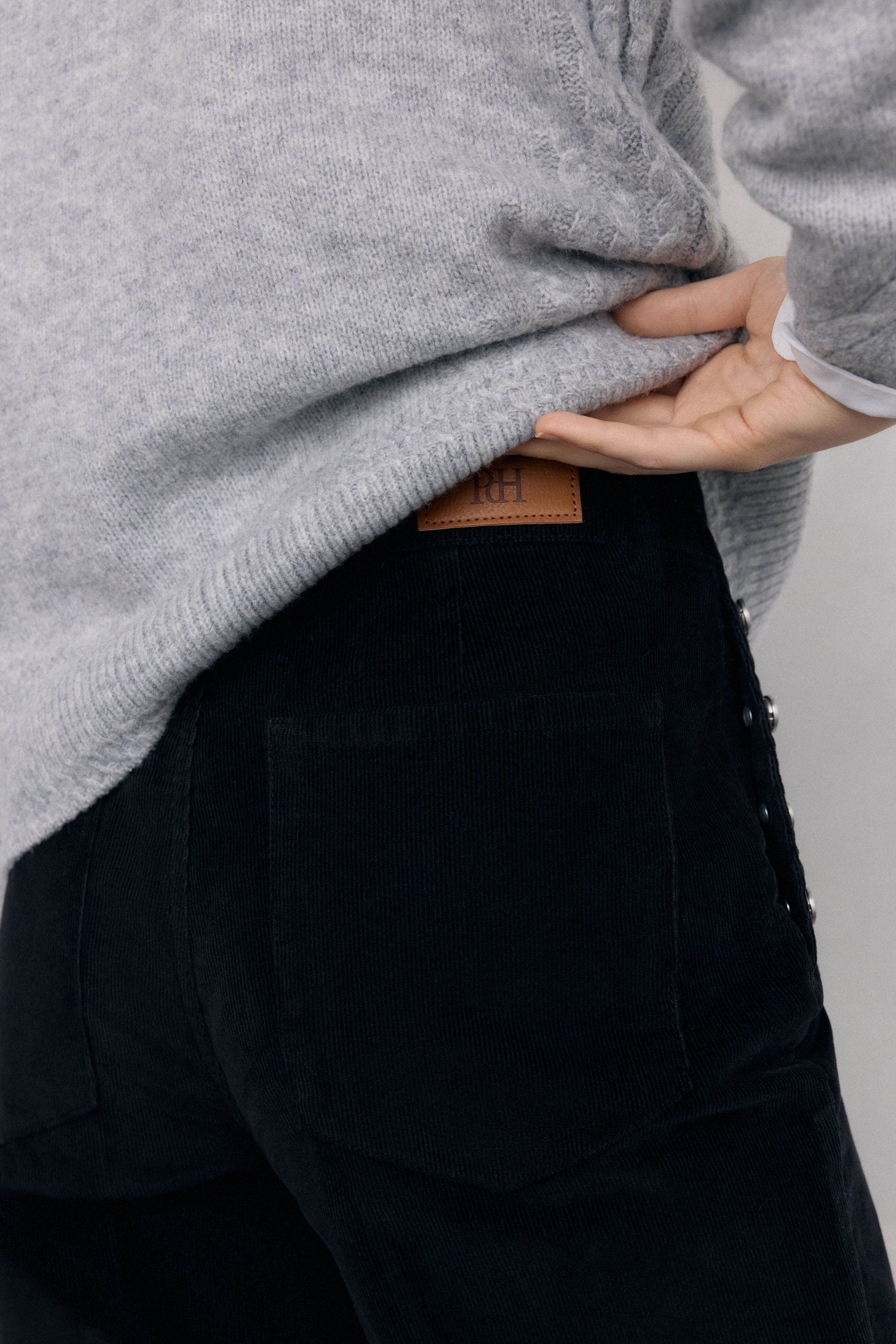 Pedro del Hierro Pantalones pana slim classic