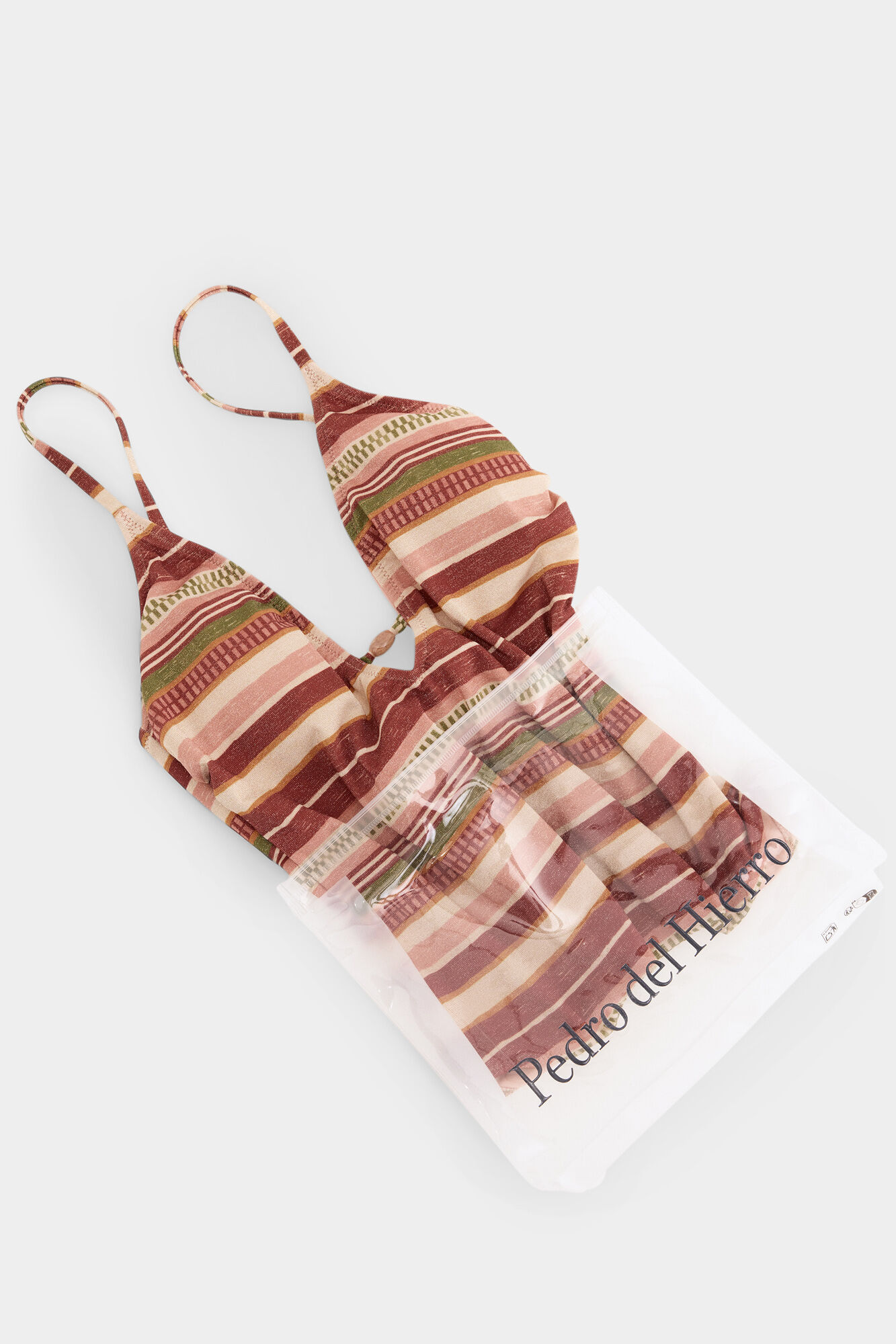 Pedro del Hierro Striped print swimwear Orange
