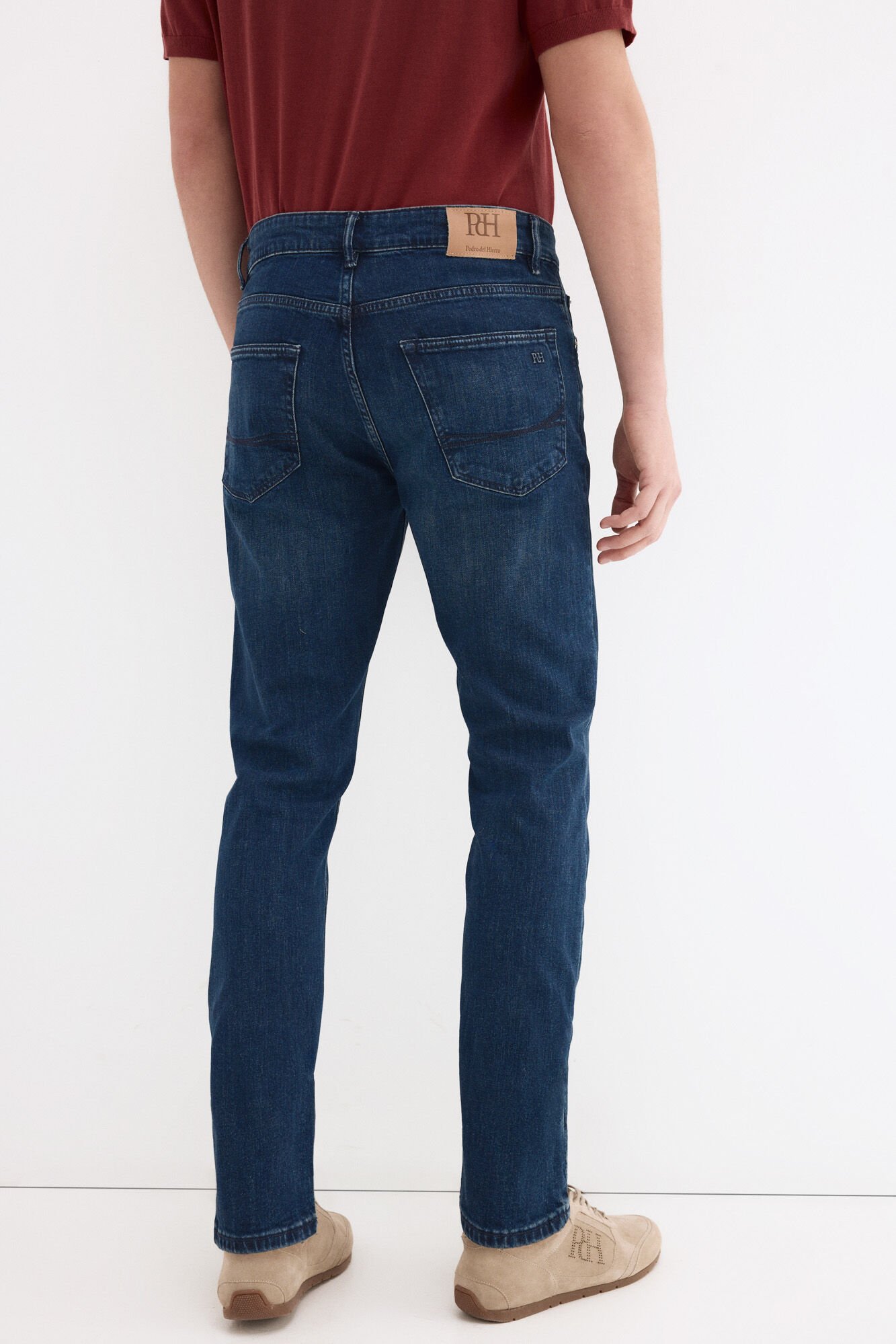 Pedro del Hierro Cal&ccedil;as jeans premium flex leve slim fit Azul