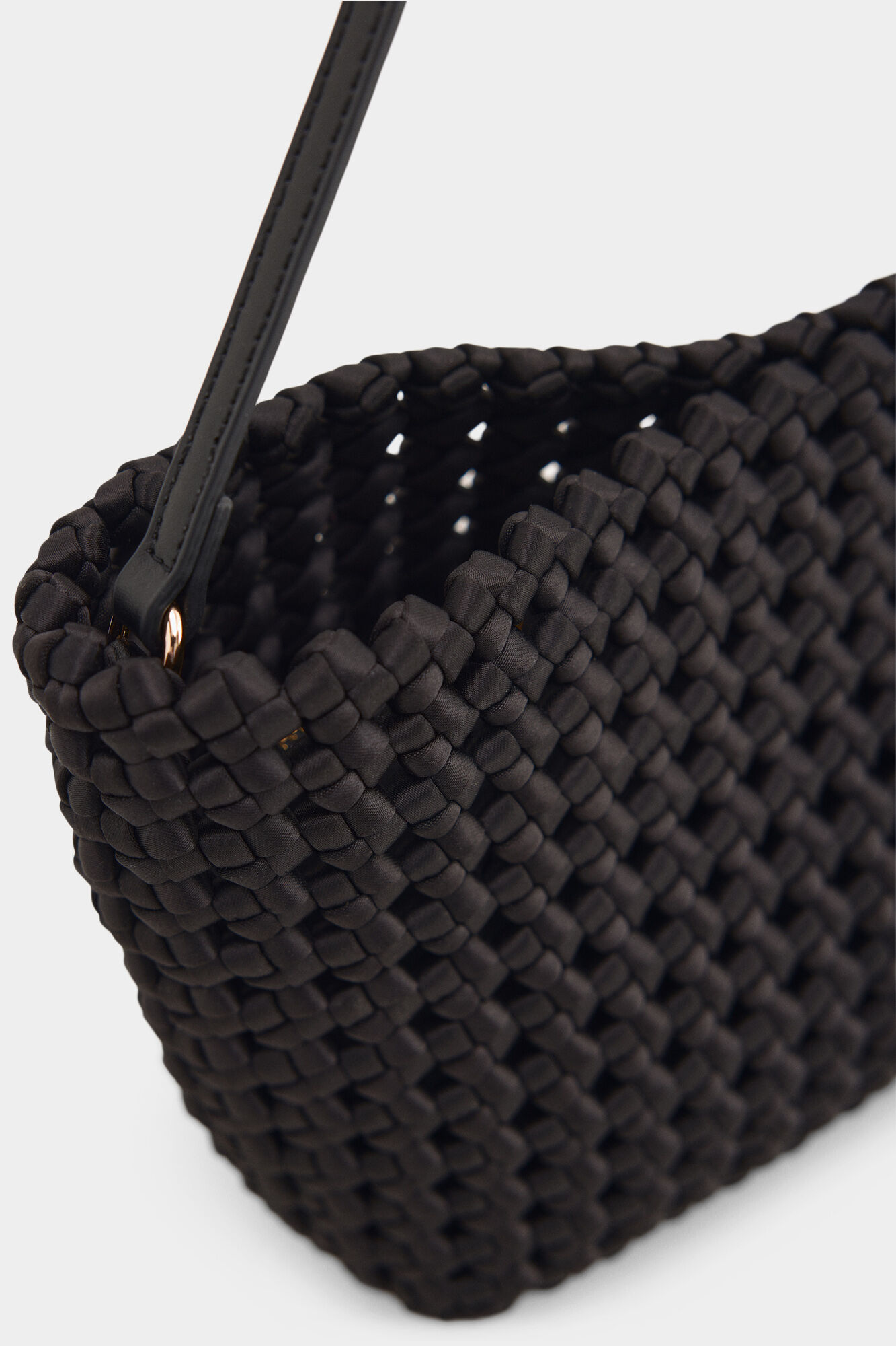 Pedro del Hierro Bolso hombro trenzado Negro