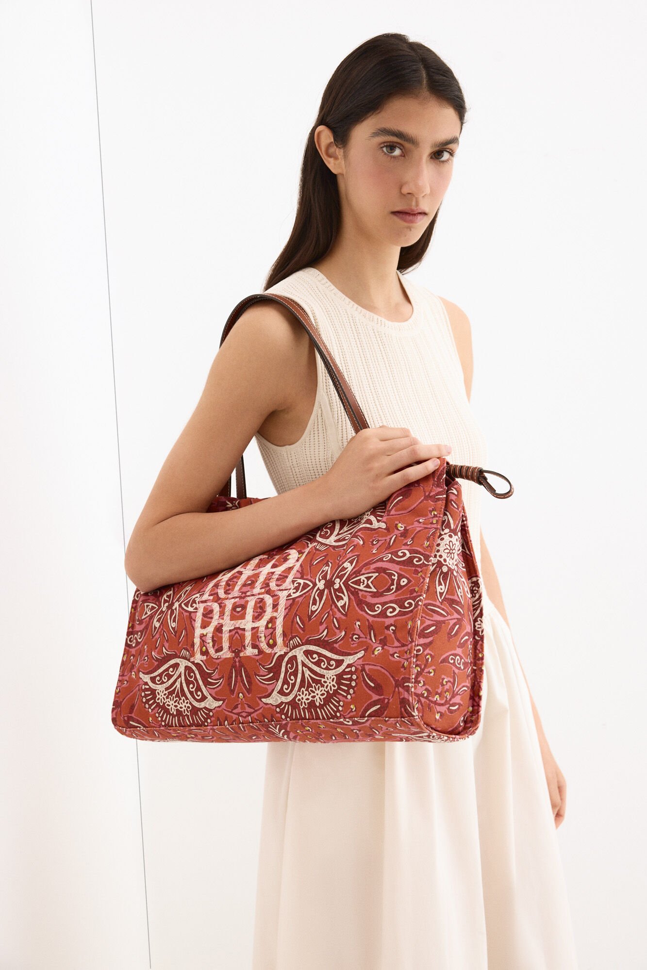 Pedro del Hierro Printed shoulder bag