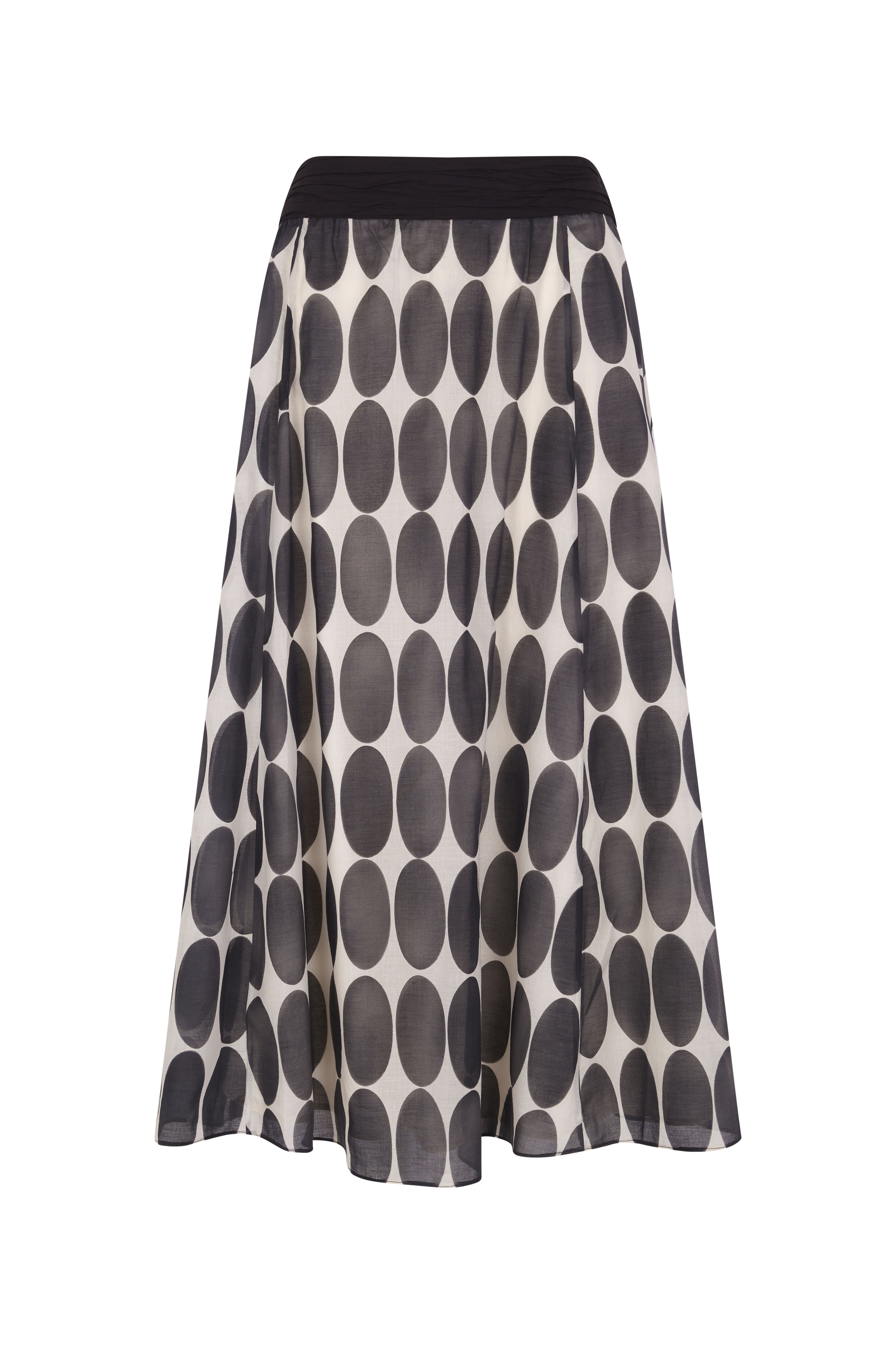Pedro del Hierro Saia larga estampada Marfim