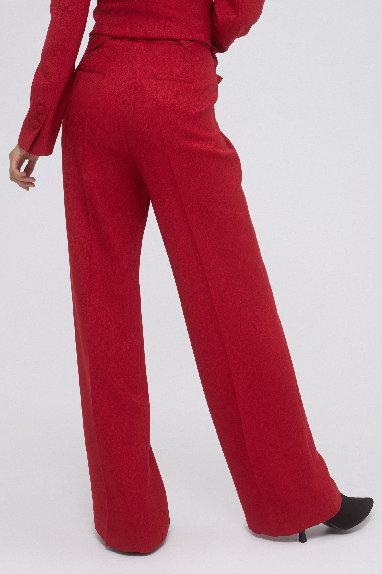 Pedro del Hierro Pantal&oacute;n traje Rojo