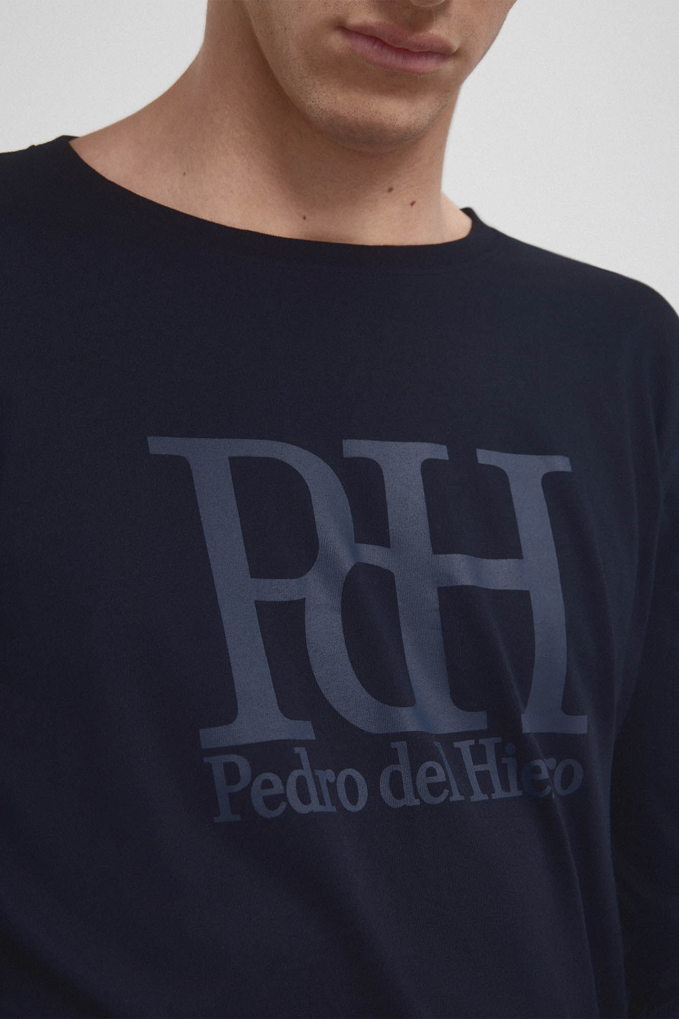 Pedro del Hierro Set de pijama punto Azul
