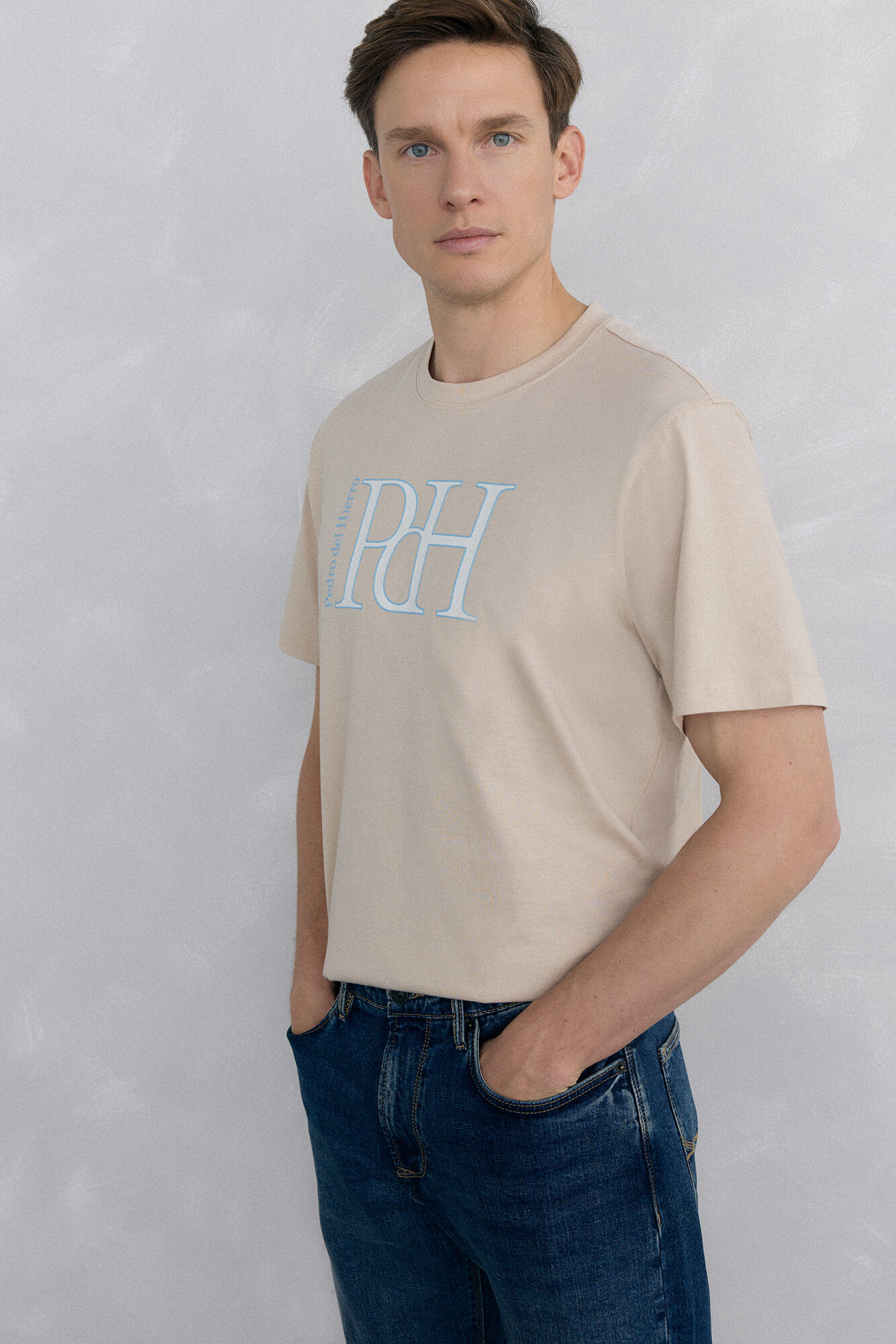 Pedro del Hierro Large logo T-shirt