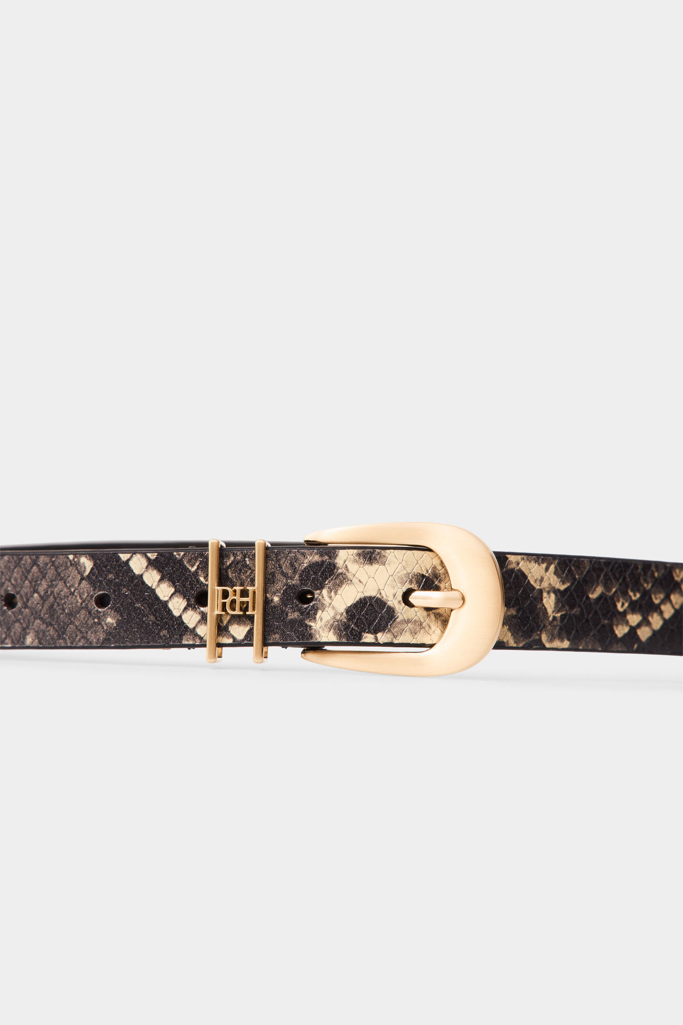 Pedro del Hierro Cinto serpente Beige