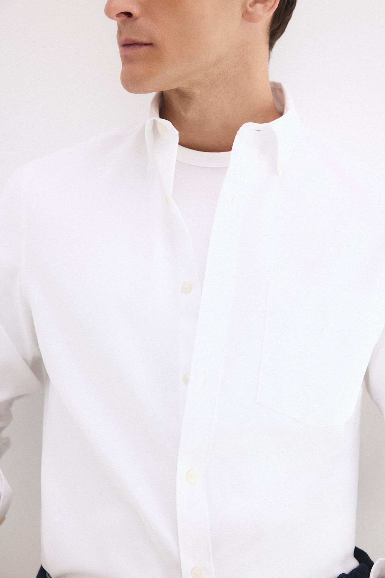 Pedro del Hierro Non-iron plain Oxford shirt