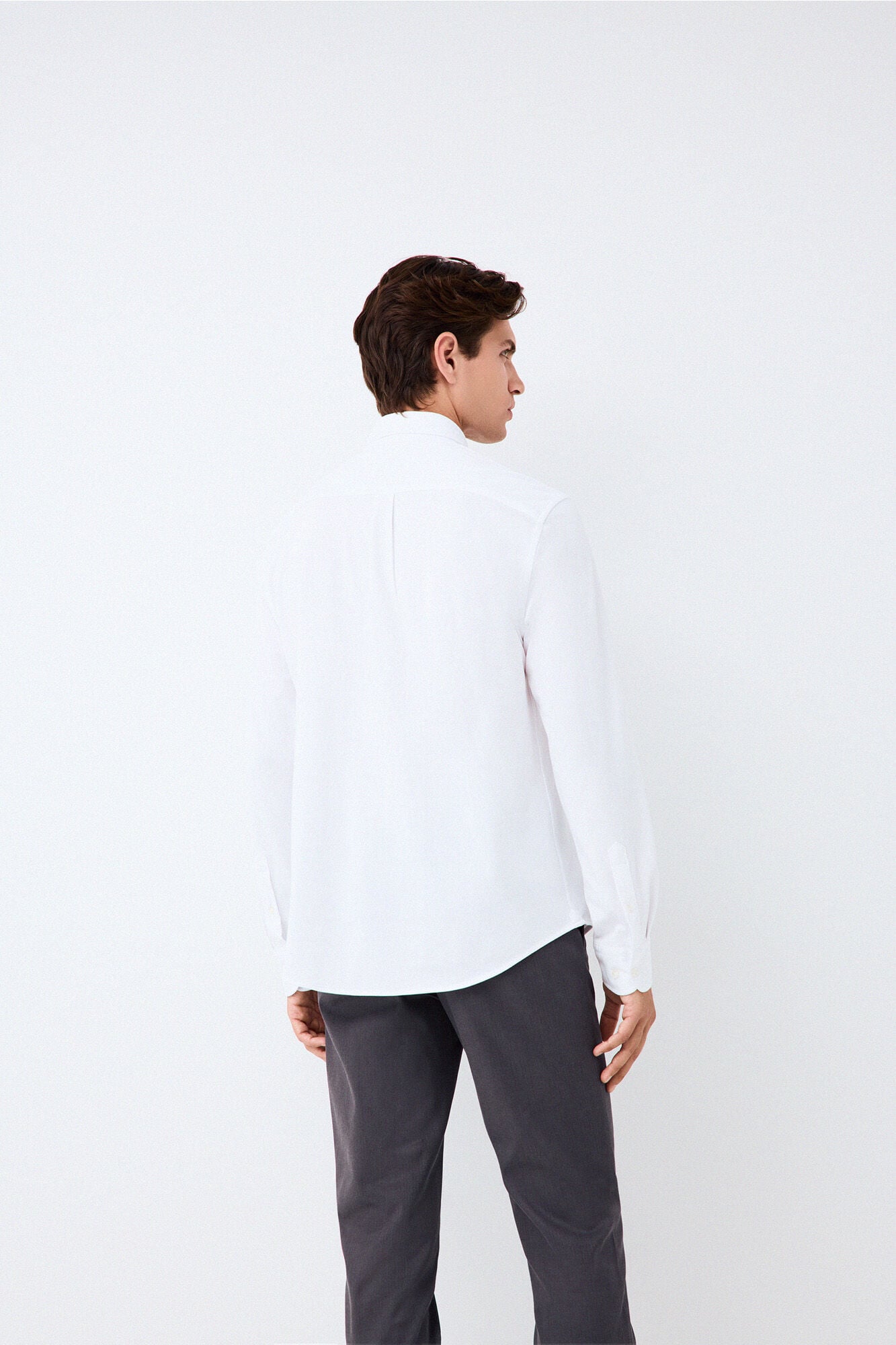 Pedro del Hierro Plain jersey-knit shirt White