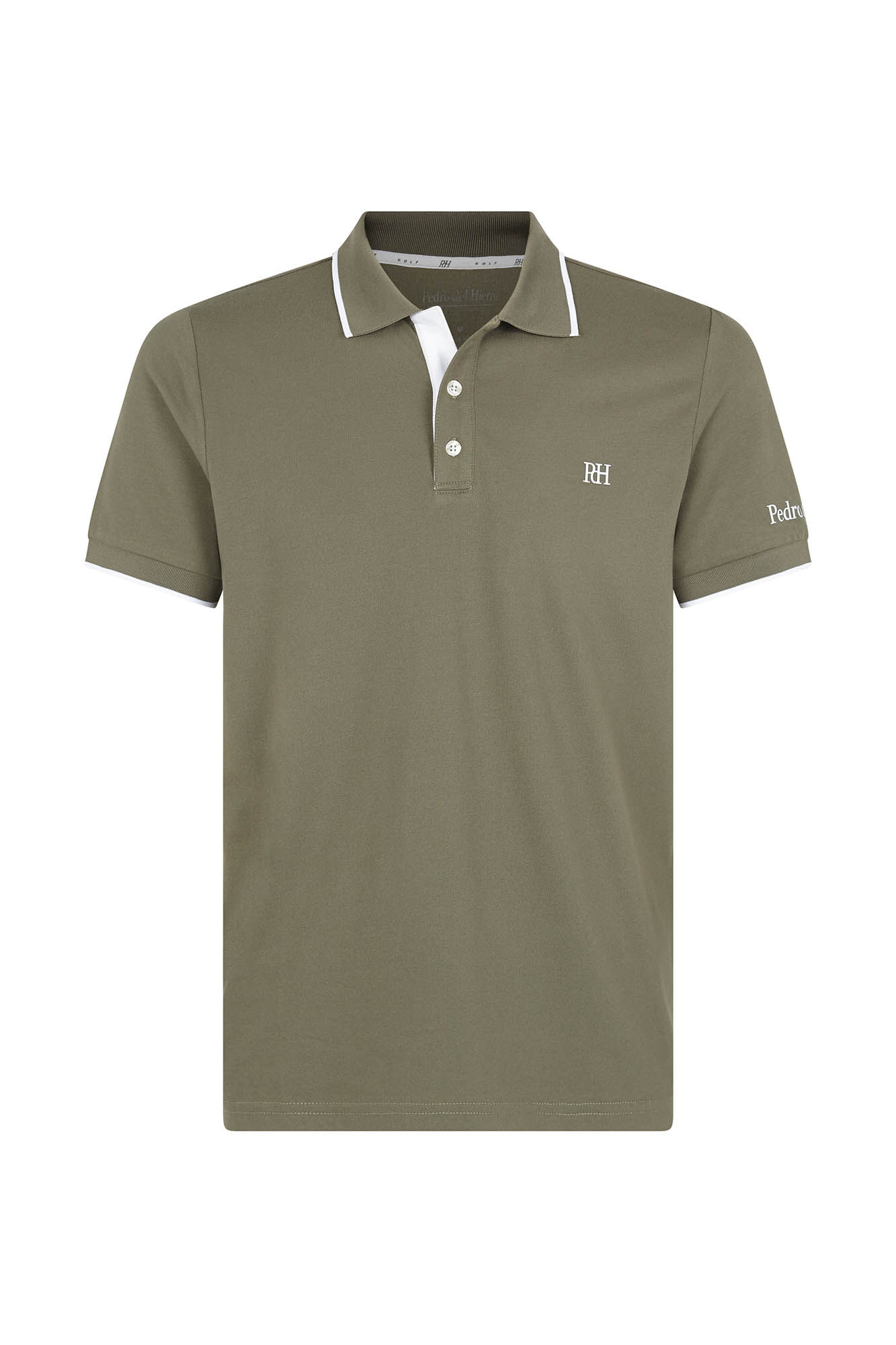 Pedro del Hierro Plain golf polo Green