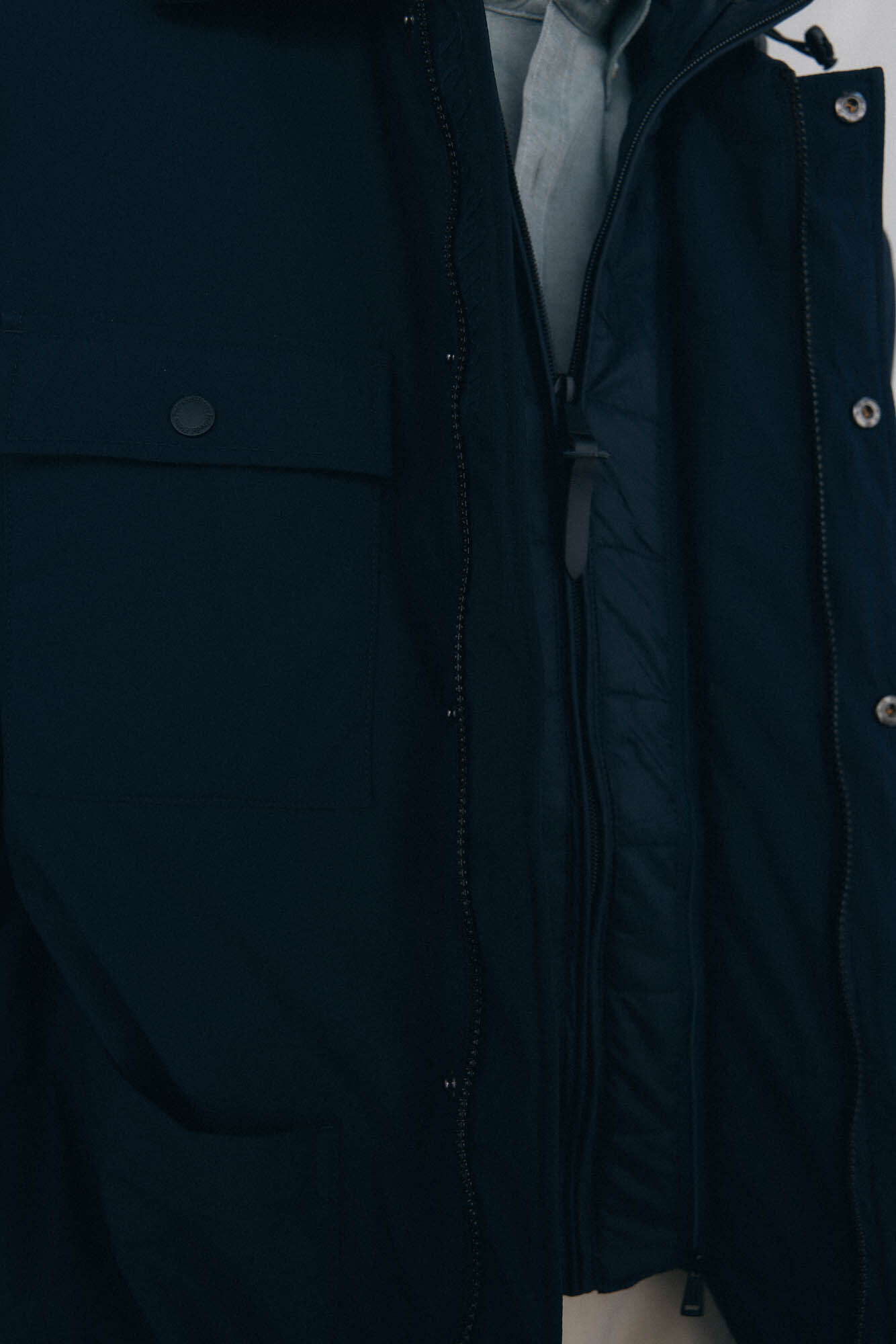 Pedro del Hierro 4-pocket jacket with views Blue