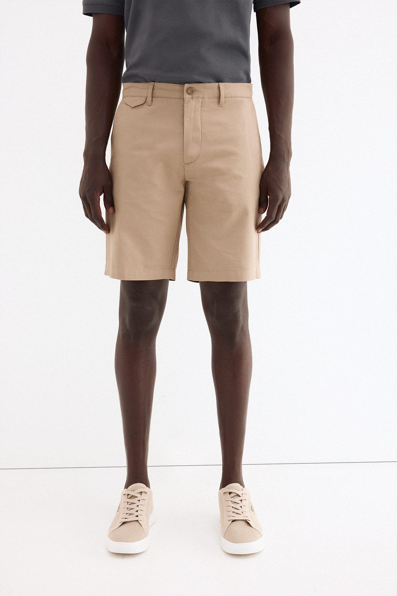 Pedro del Hierro Linen cotton Bermuda shorts