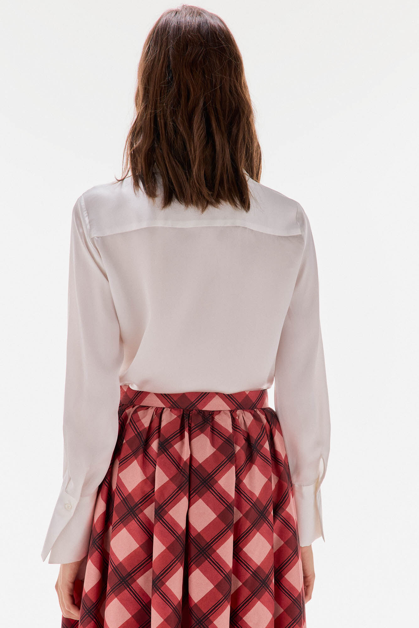 TFP by Tamara Falc&oacute; Silk shirt Ecru